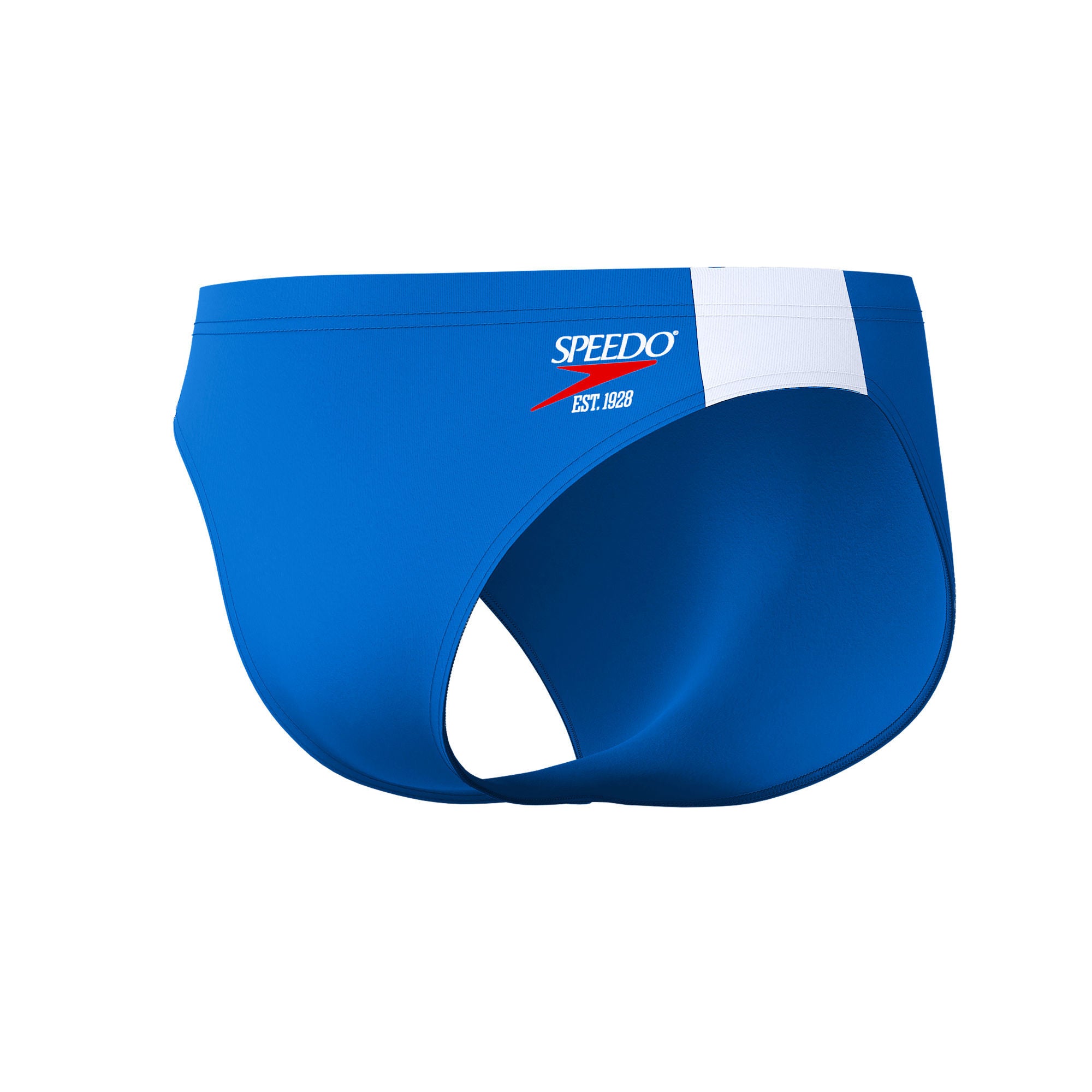 Jetstream Retro Colorblock Herren Badeslip | Blau