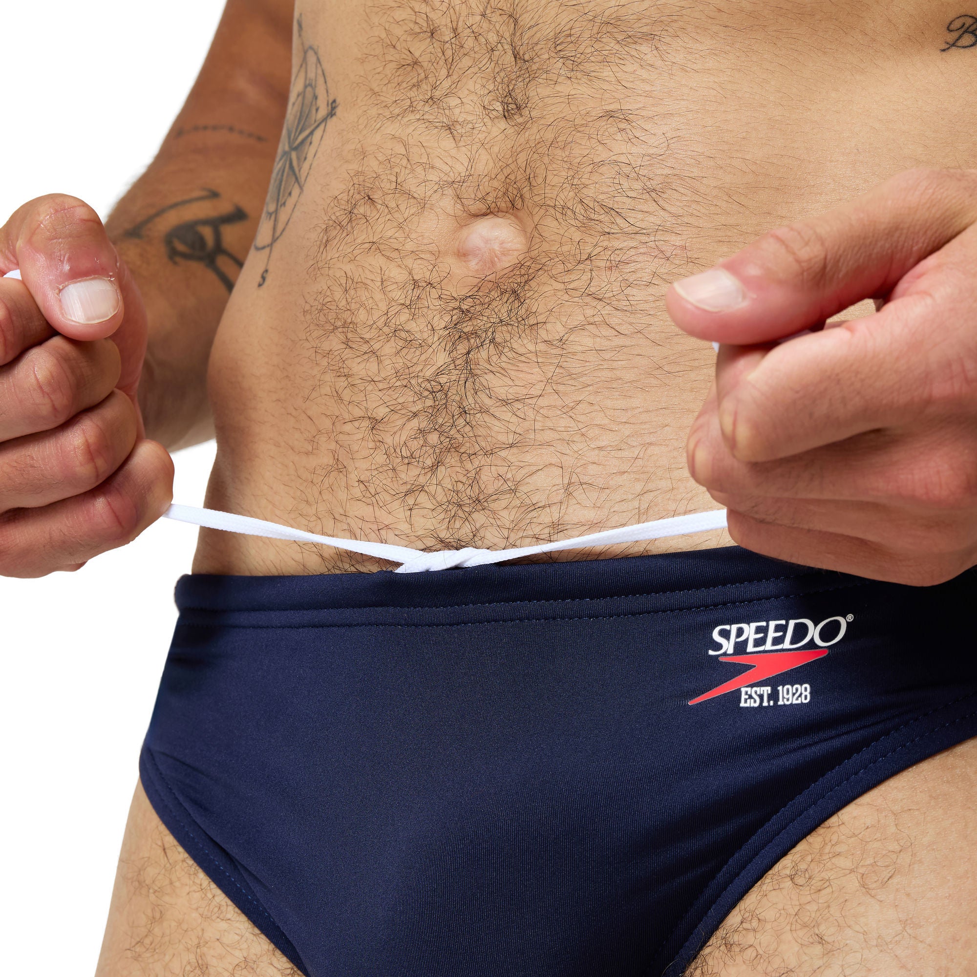 Jetstream Retro Colorblock Herren Badeslip | Navy