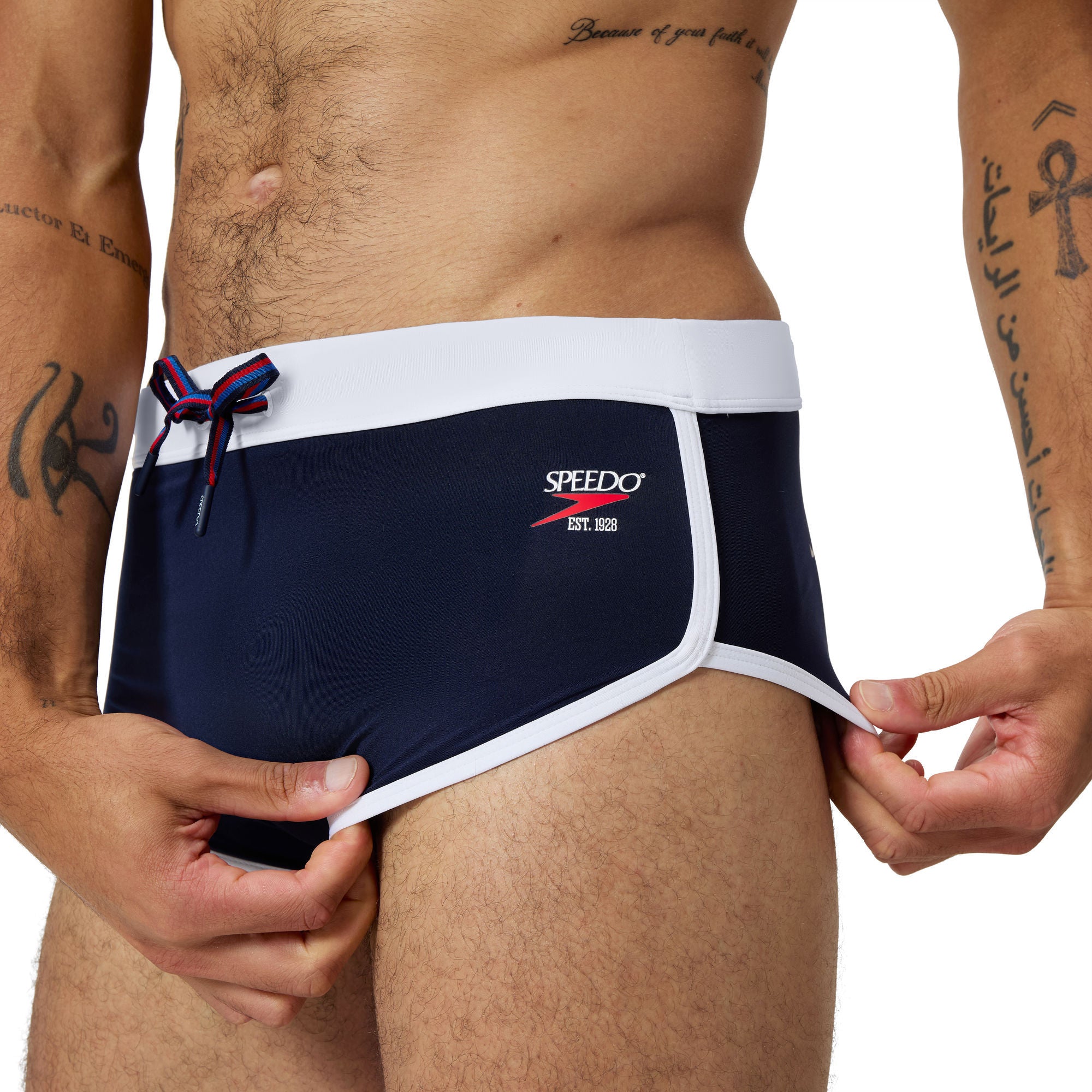 Jetstream Retro Logo Herren Badeslip | Navy
