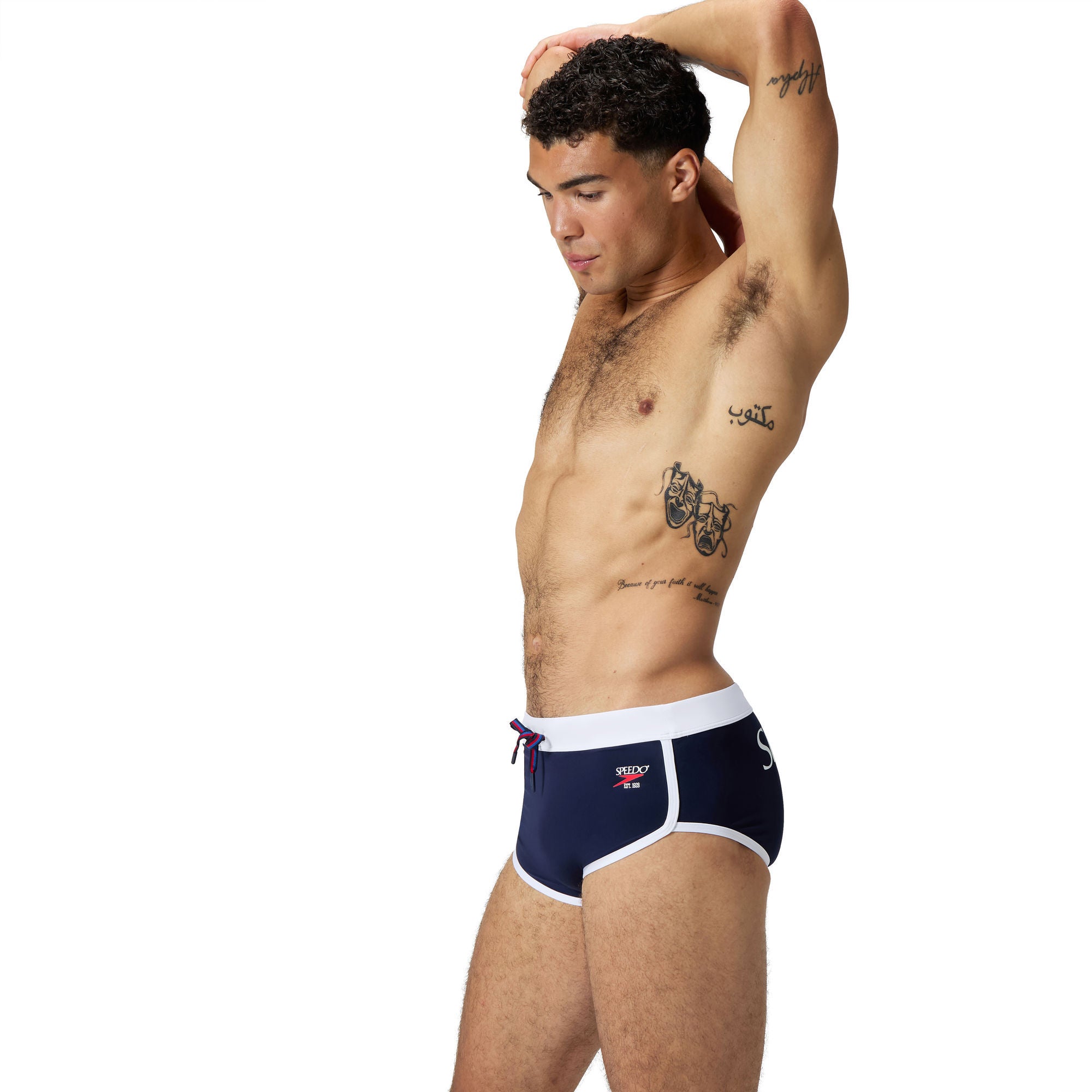 Jetstream Retro Logo Herren Badeslip | Navy
