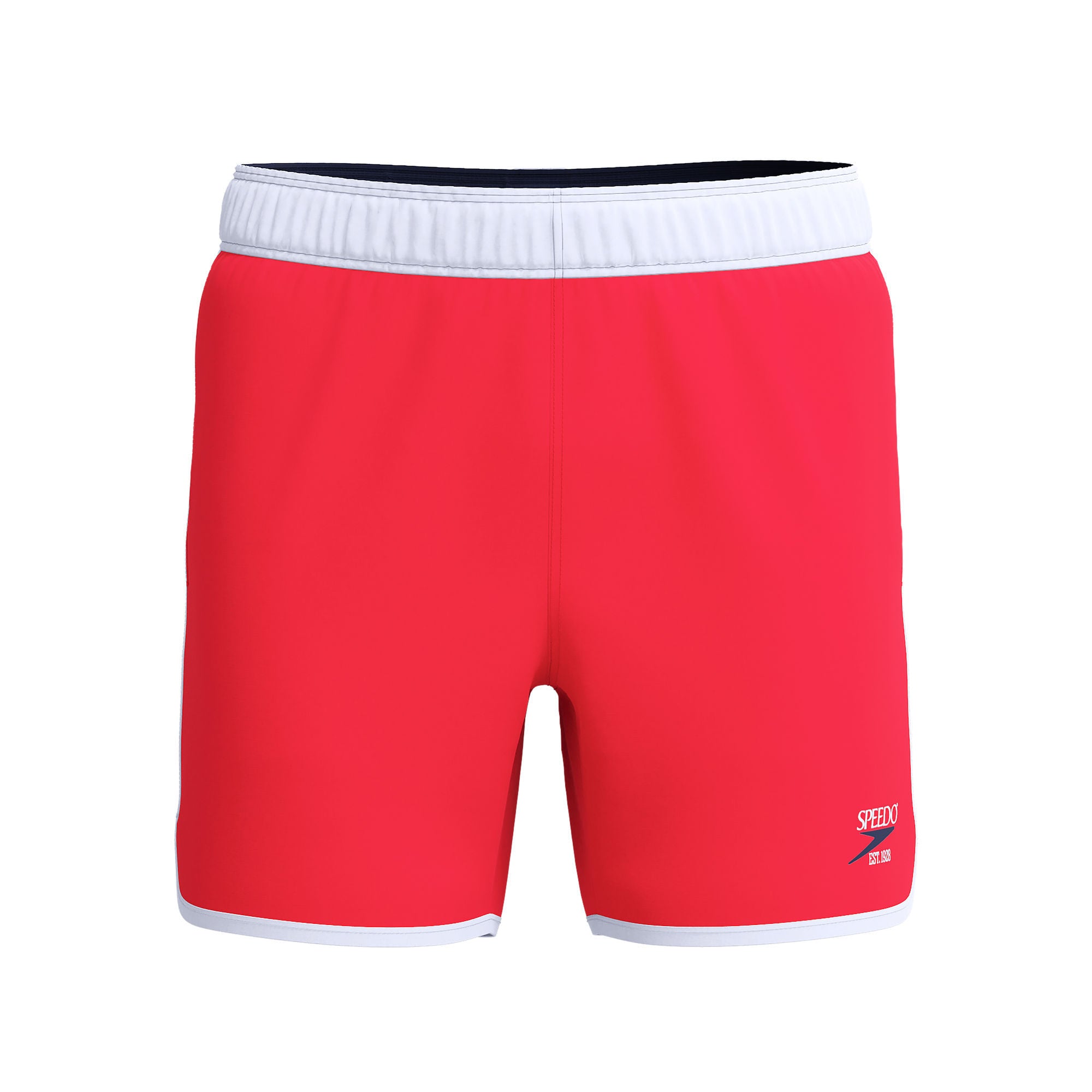 Jetstream Retro Logo Volley6 Herren Badeshorts | Rot