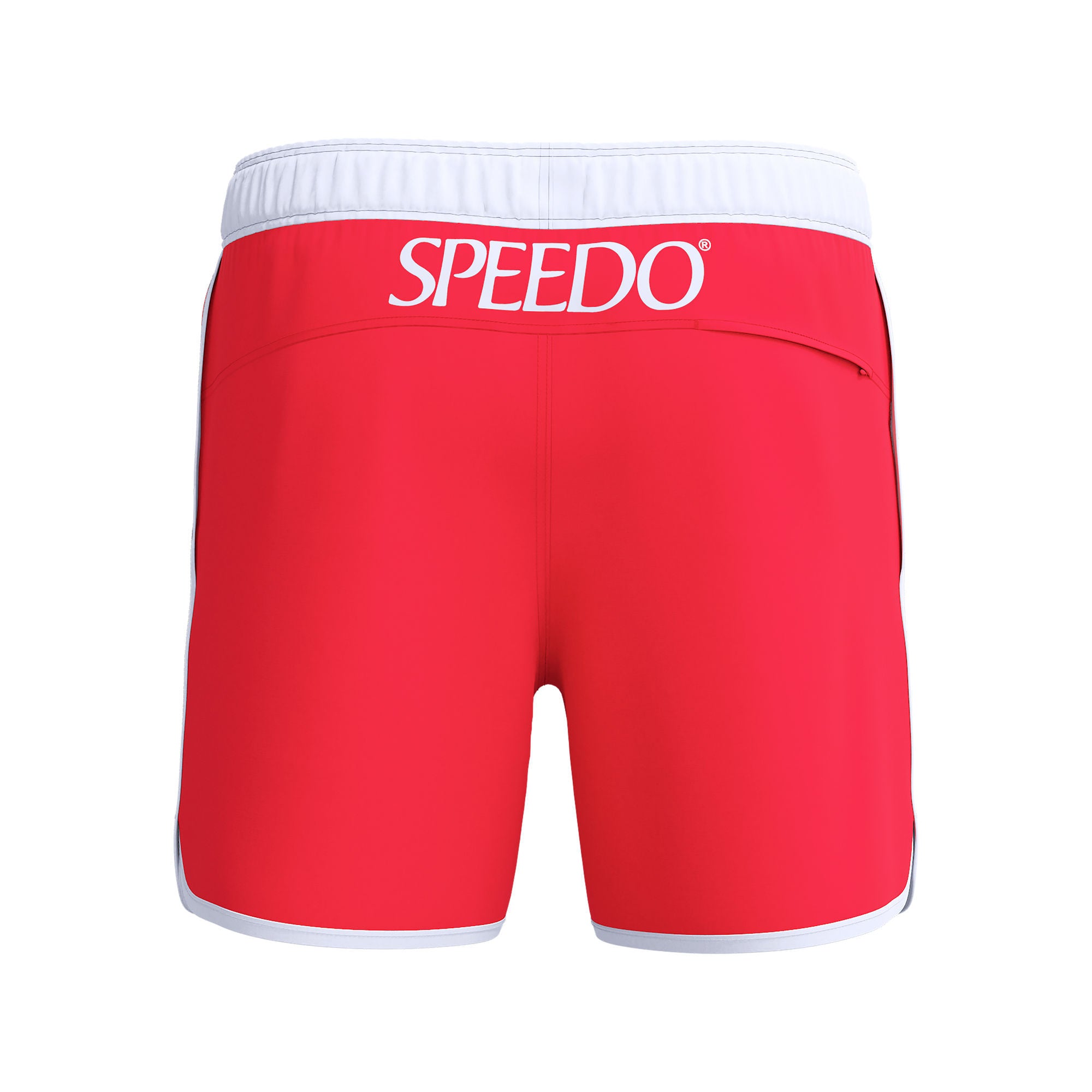 Jetstream Retro Logo Volley6 Herren Badeshorts | Rot