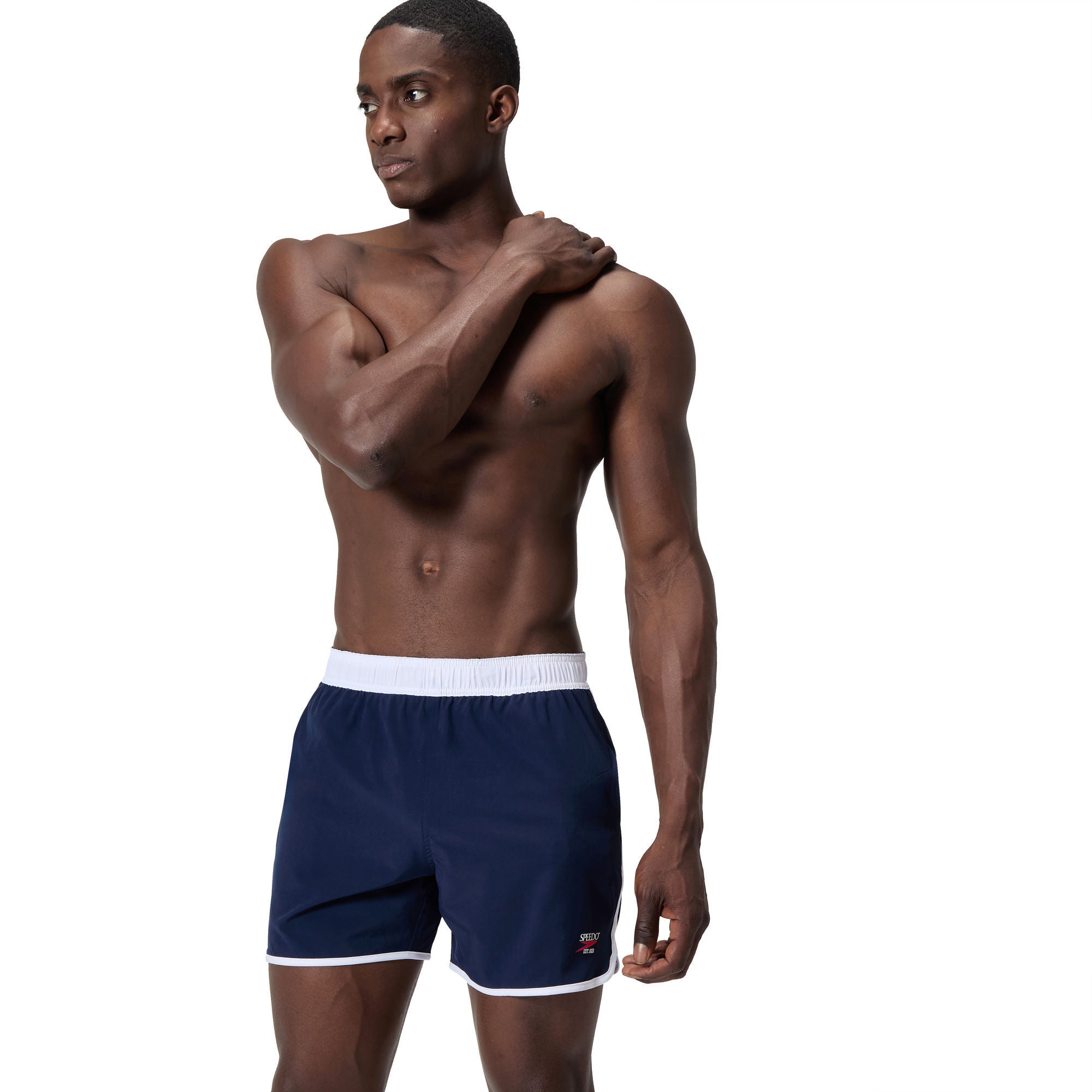 Jetstream Retro Logo Volley6 Herren Badeshorts | Navy