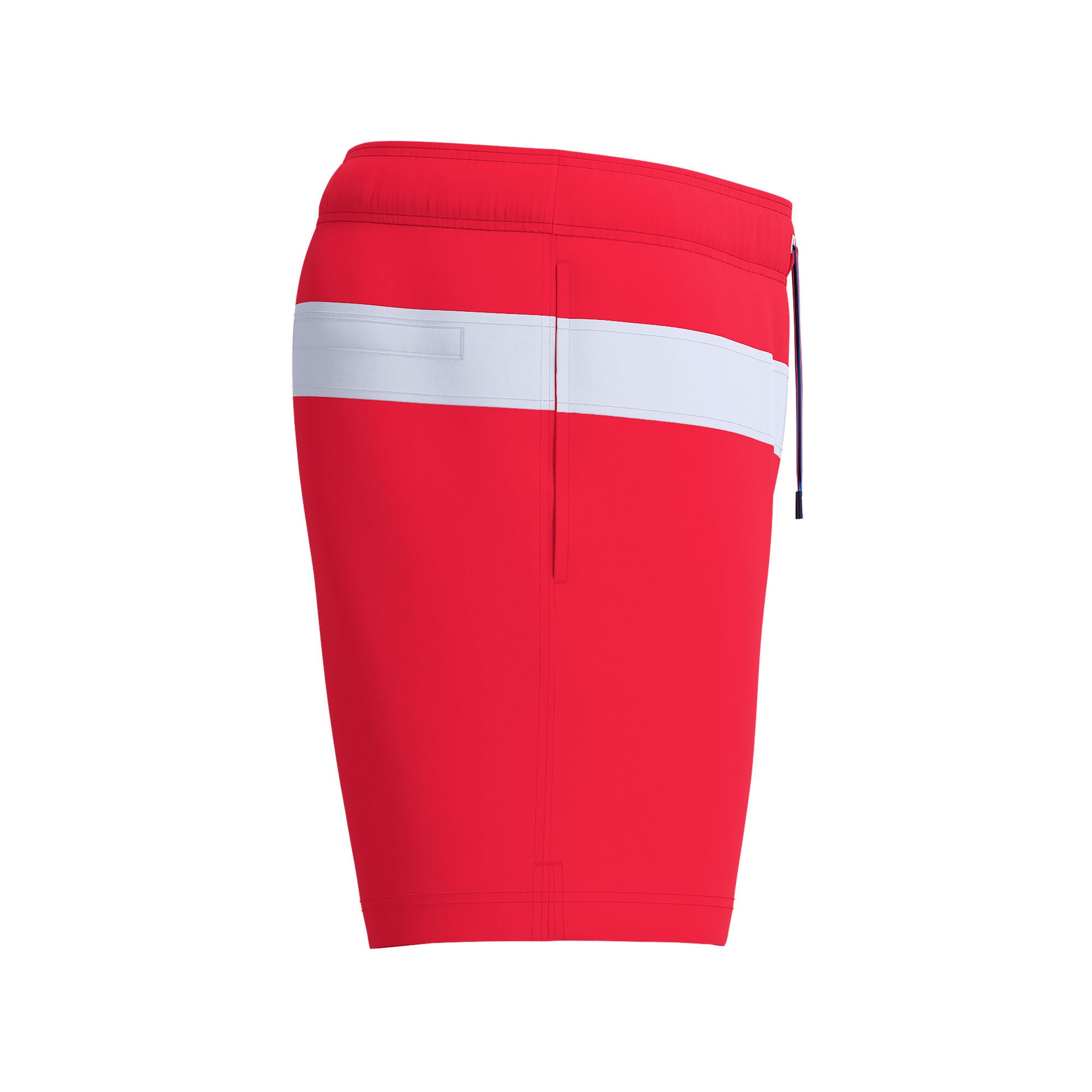Jetstream Retro Colorblock Volley Herren Badeshorts | Rot