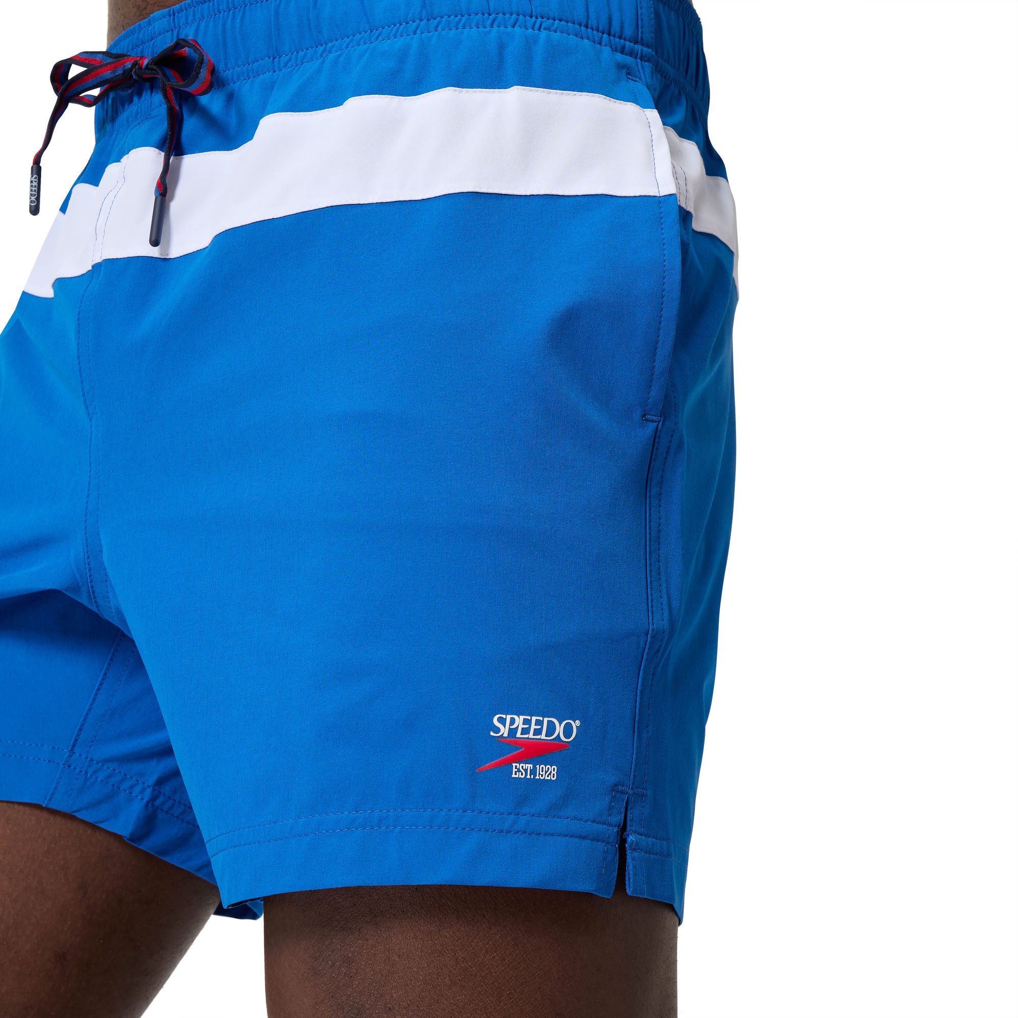 Jetstream Retro Colorblock Volley Herren Badeshorts | Blau