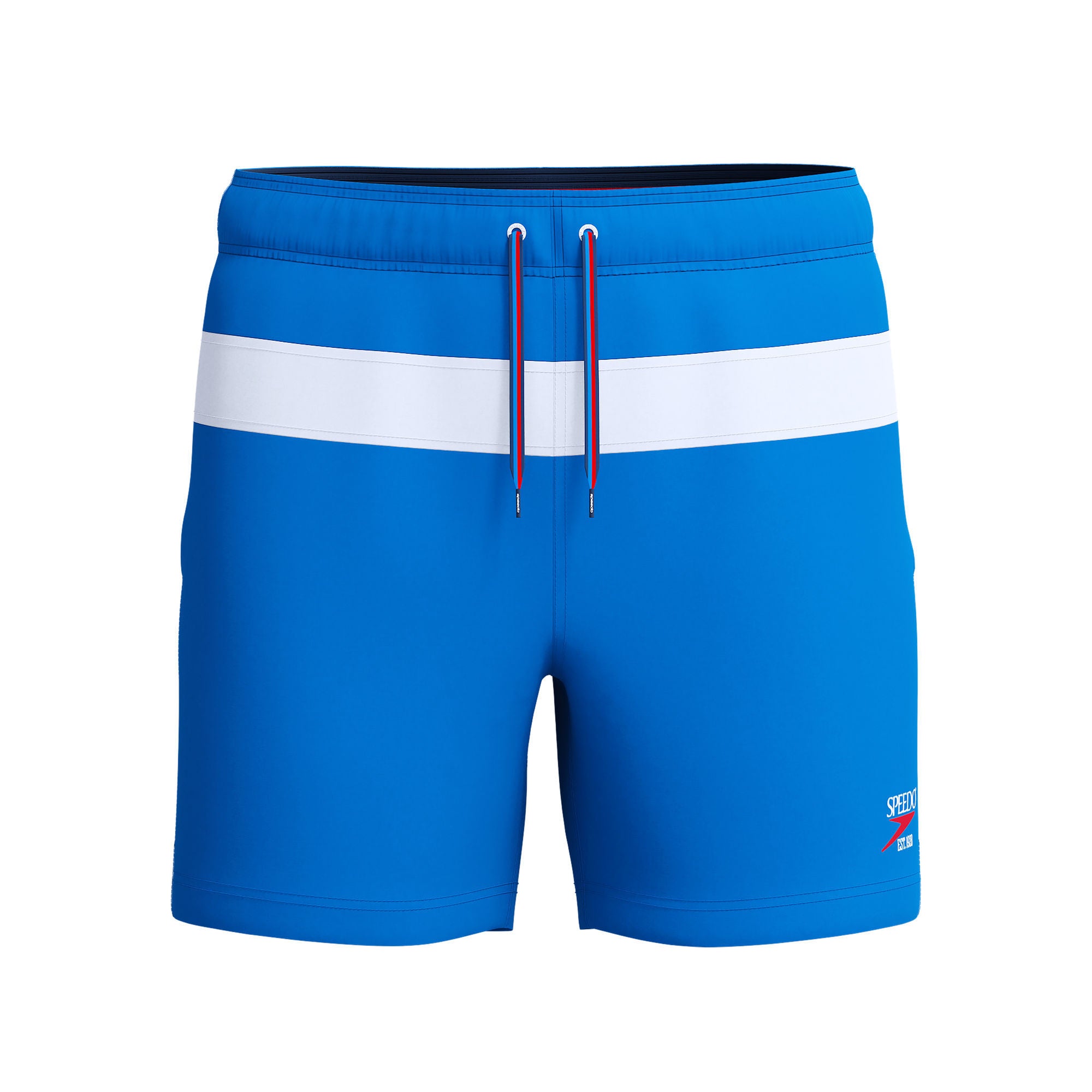 Jetstream Retro Colorblock Volley Herren Badeshorts | Blau