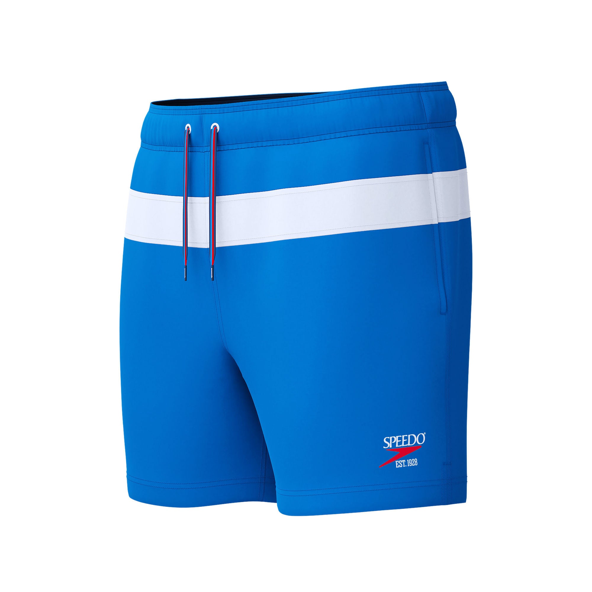 Jetstream Retro Colorblock Volley Herren Badeshorts | Blau