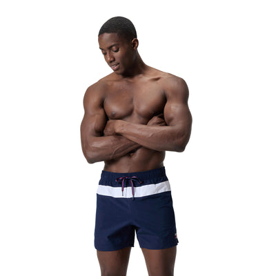 Jetstream Retro Colorblock Volley Herren Badeshorts | Navy