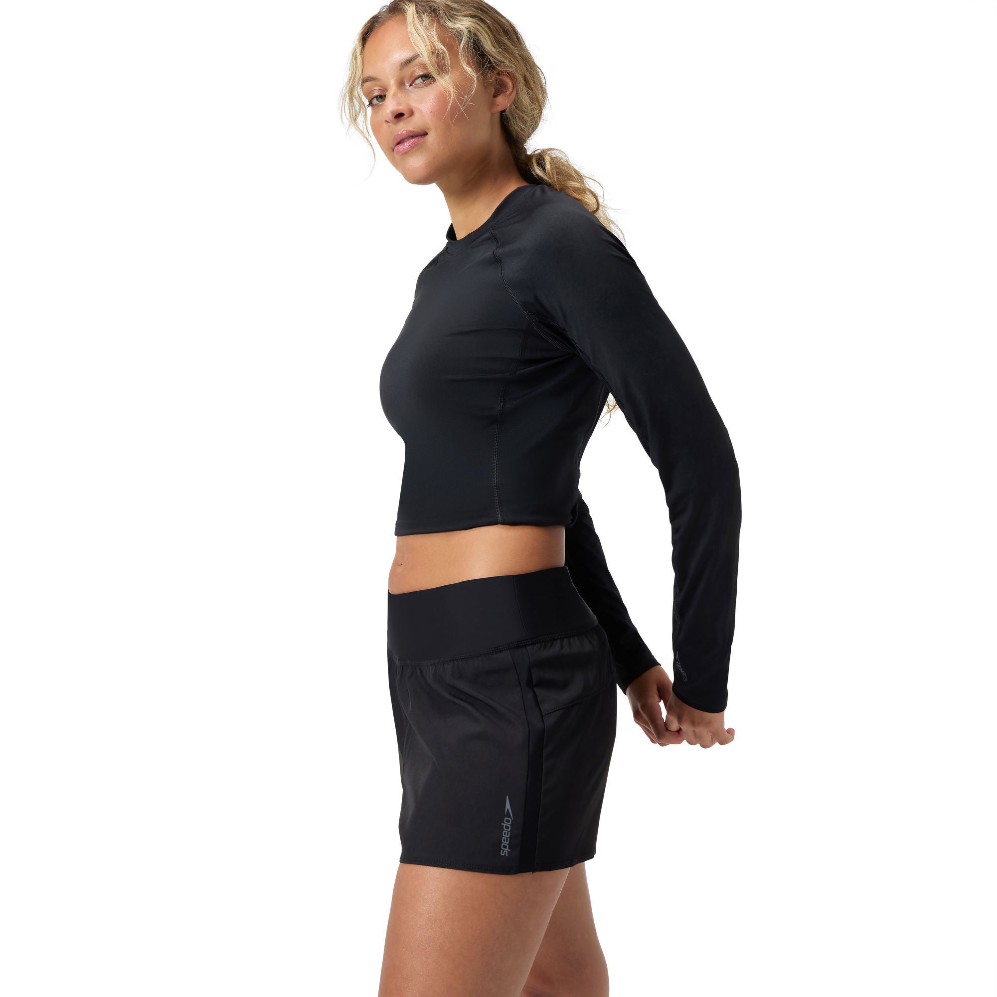 BioFuse Damen Badeshorts | Schwarz