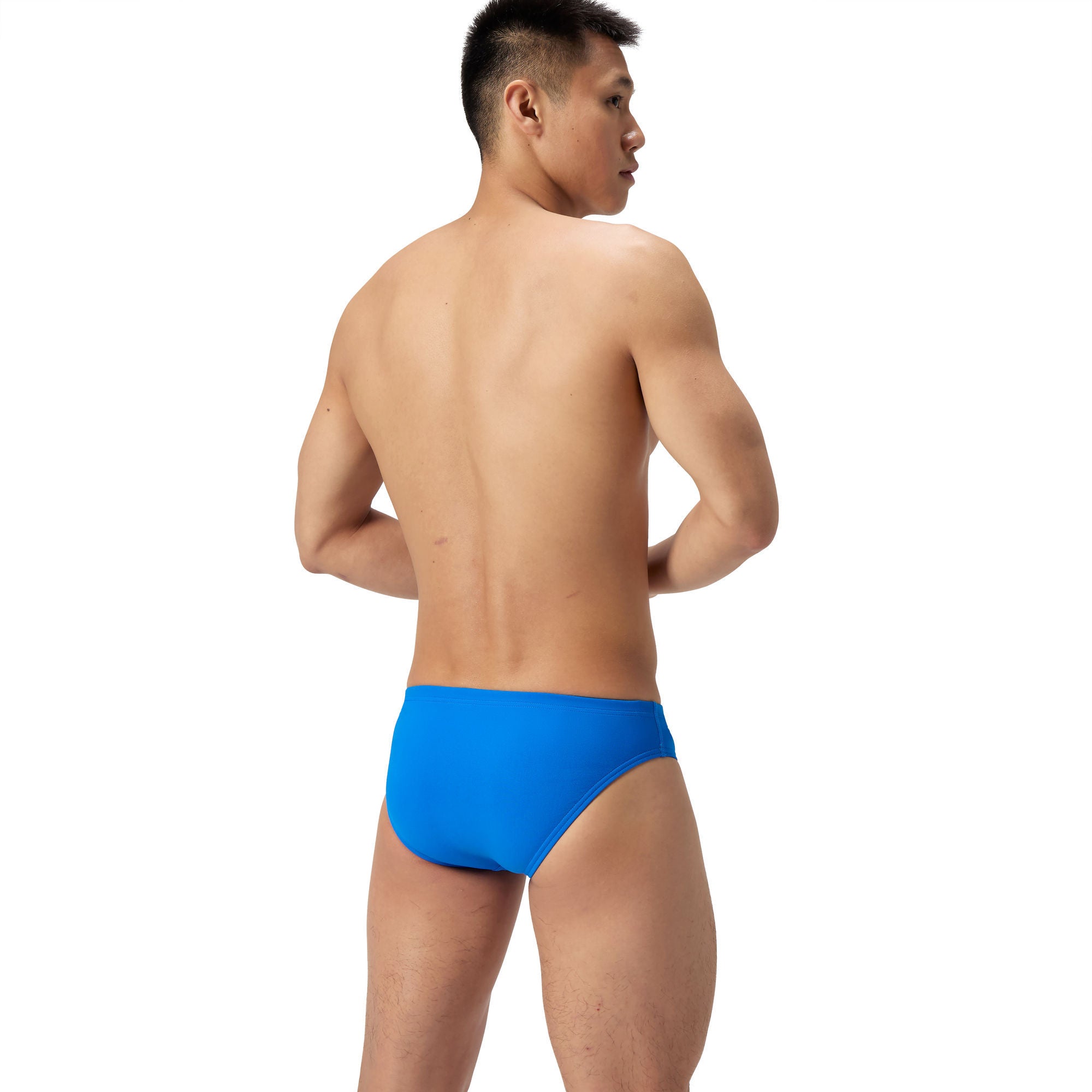 Solid Herren Badeslip | Blau
