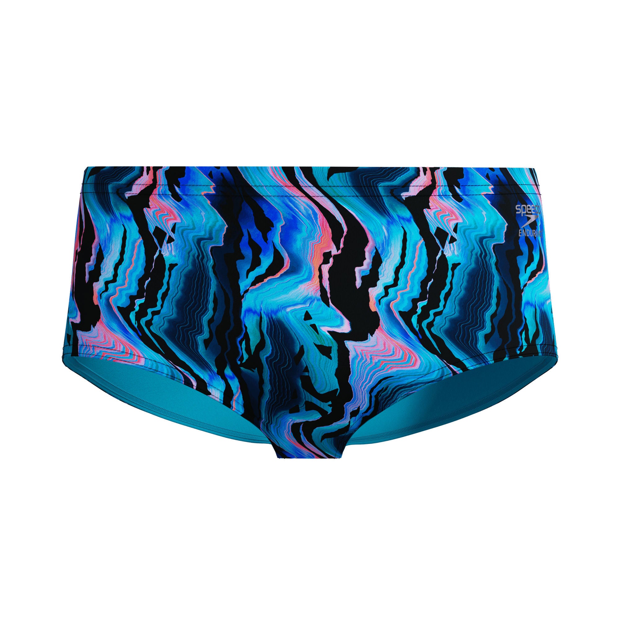 Printed 13.5cm Herren Badeslip | Schwarz