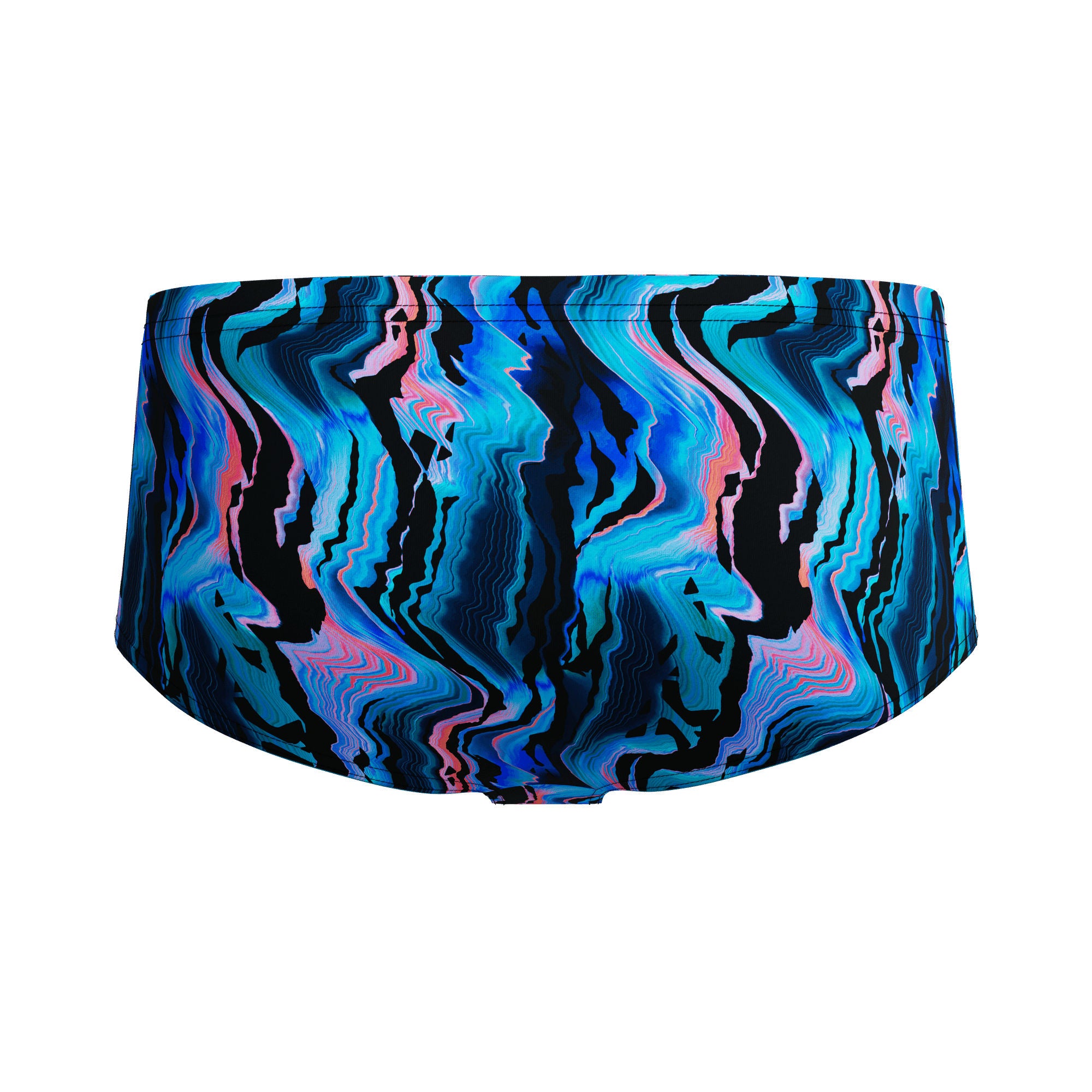 Printed 13.5cm Herren Badeslip | Schwarz