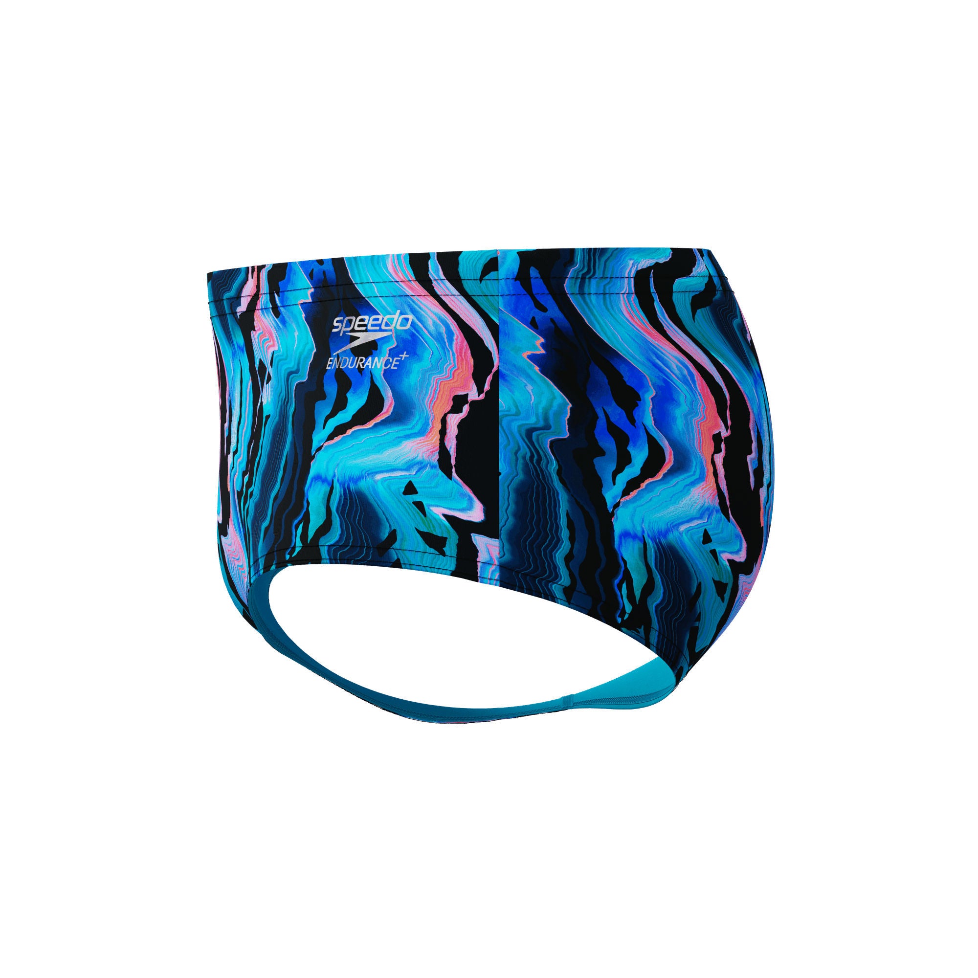 Printed 13.5cm Herren Badeslip | Schwarz