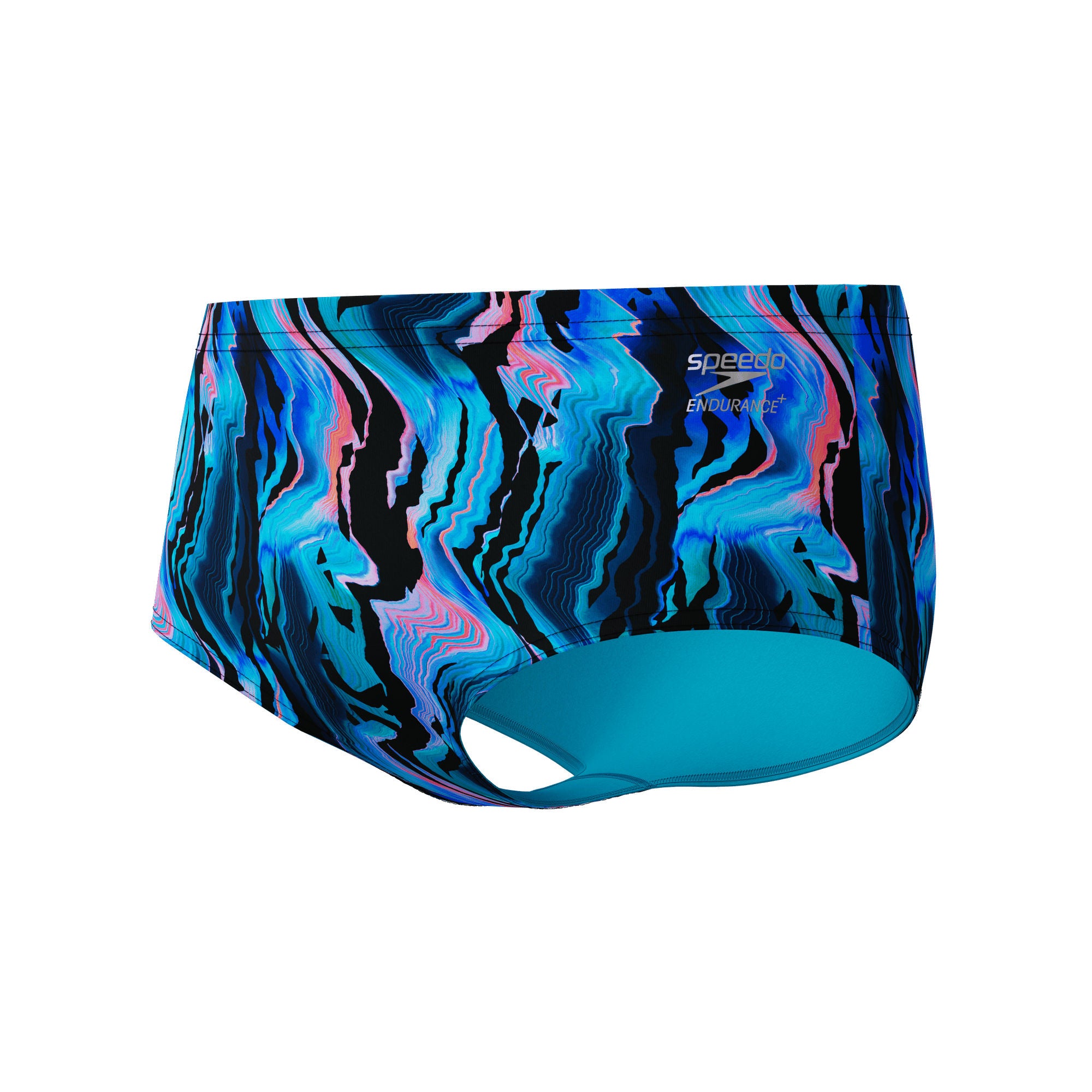 Printed 13.5cm Herren Badeslip | Schwarz
