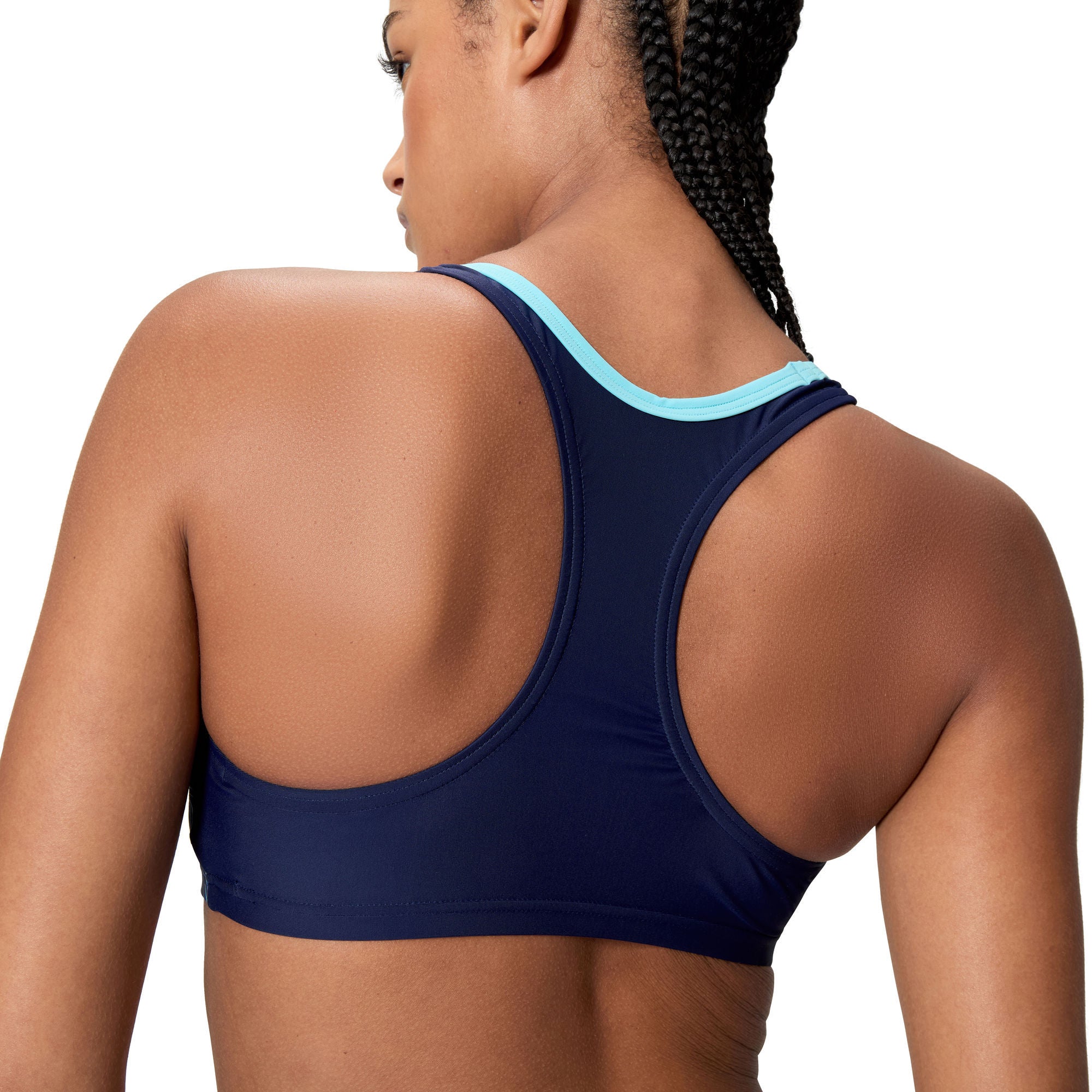 Placement Racerback Damen Bikini | Navy