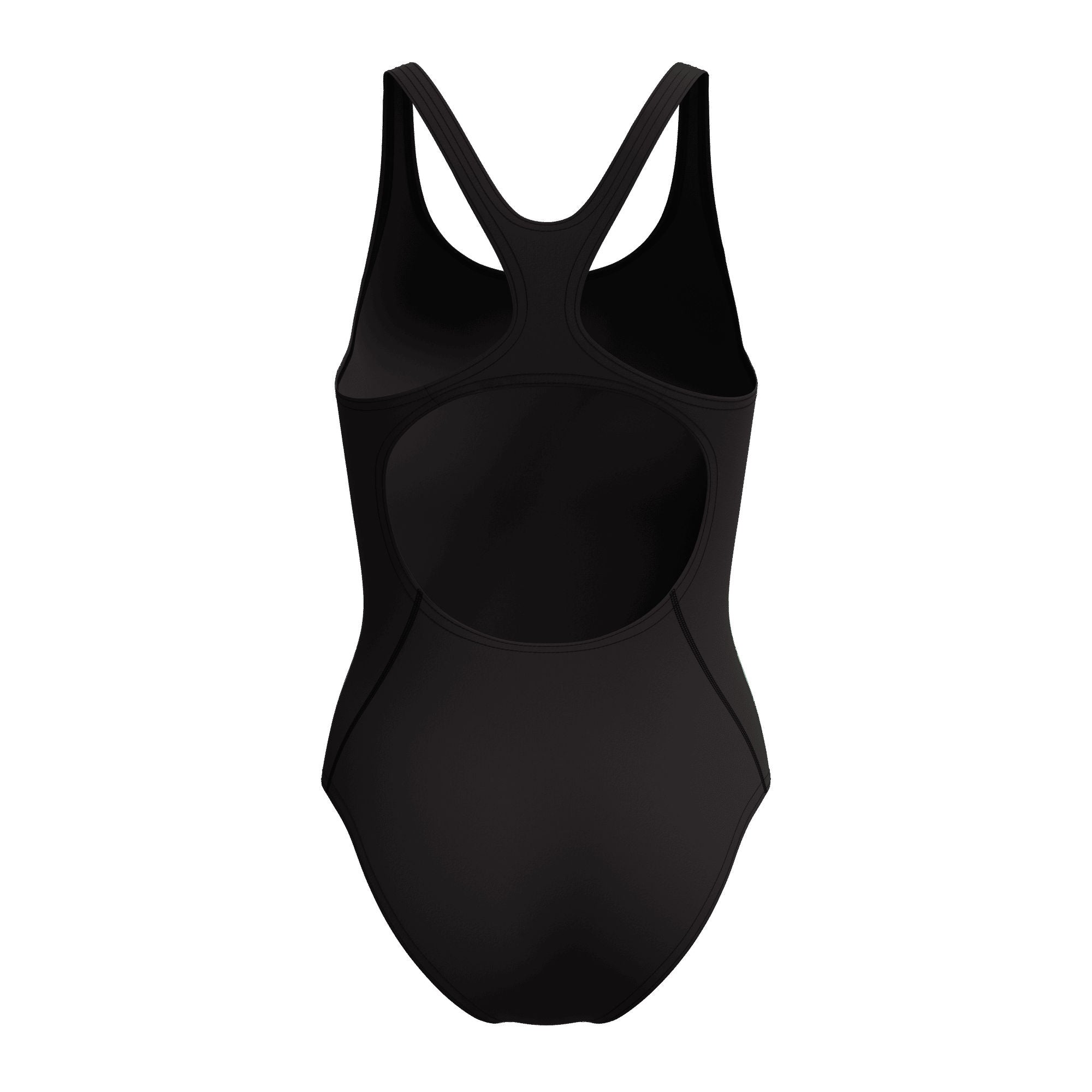 Placement Muscleback Damen Badeanzug | Schwarz