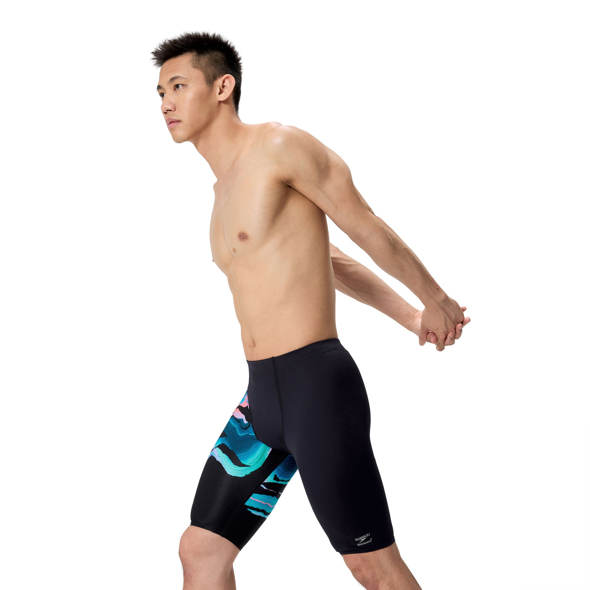 Placement Printed Herren Jammer | Schwarz