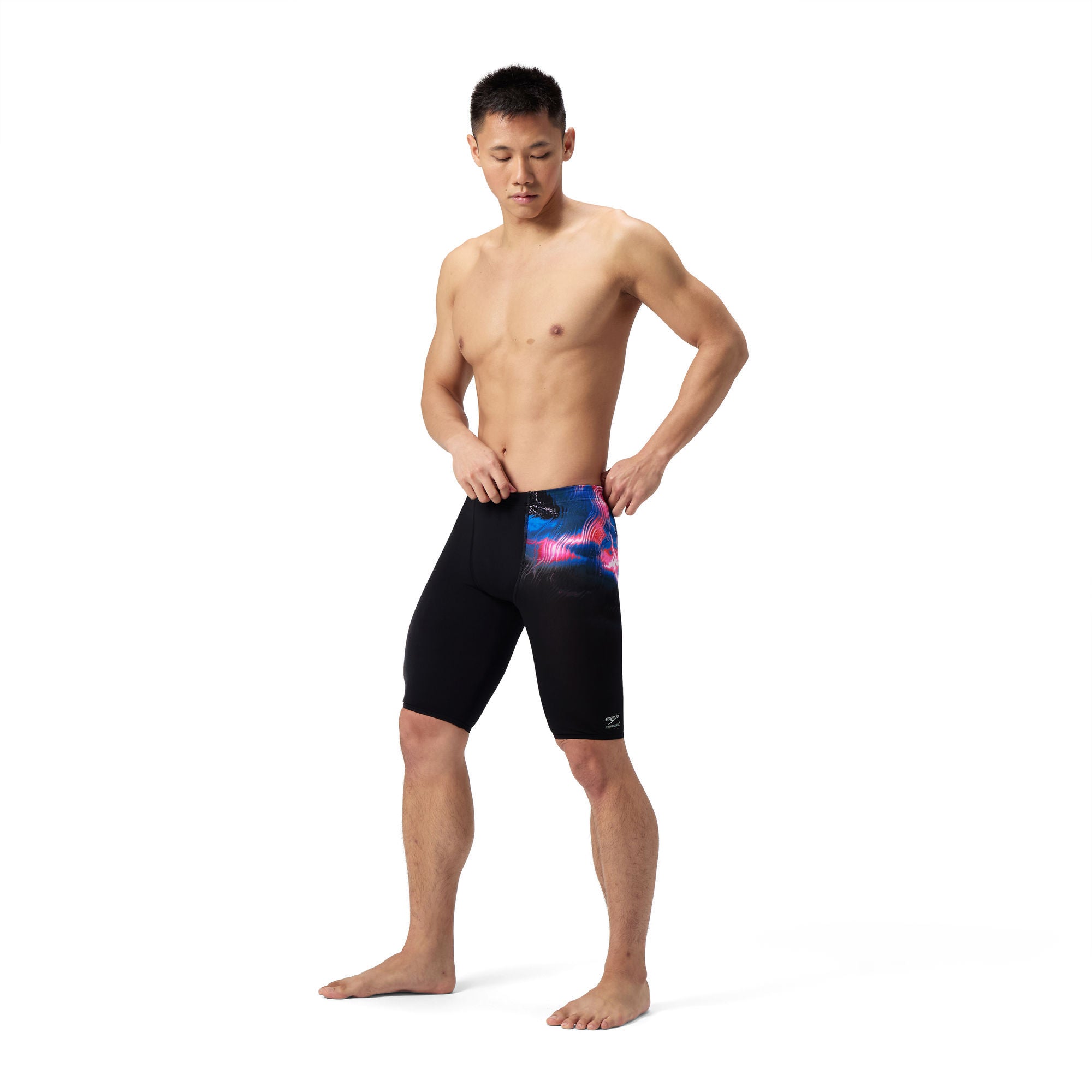 Placement Printed Herren Jammer | Blau