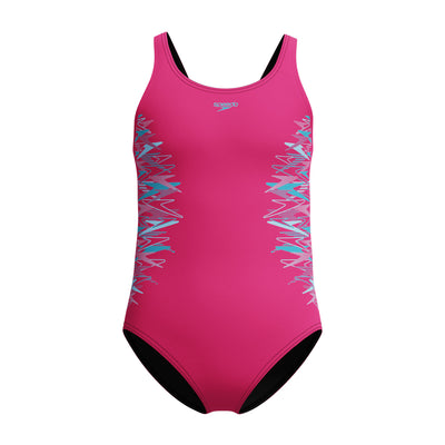 Placement Muscleback Mädchen Badeanzug | Pink