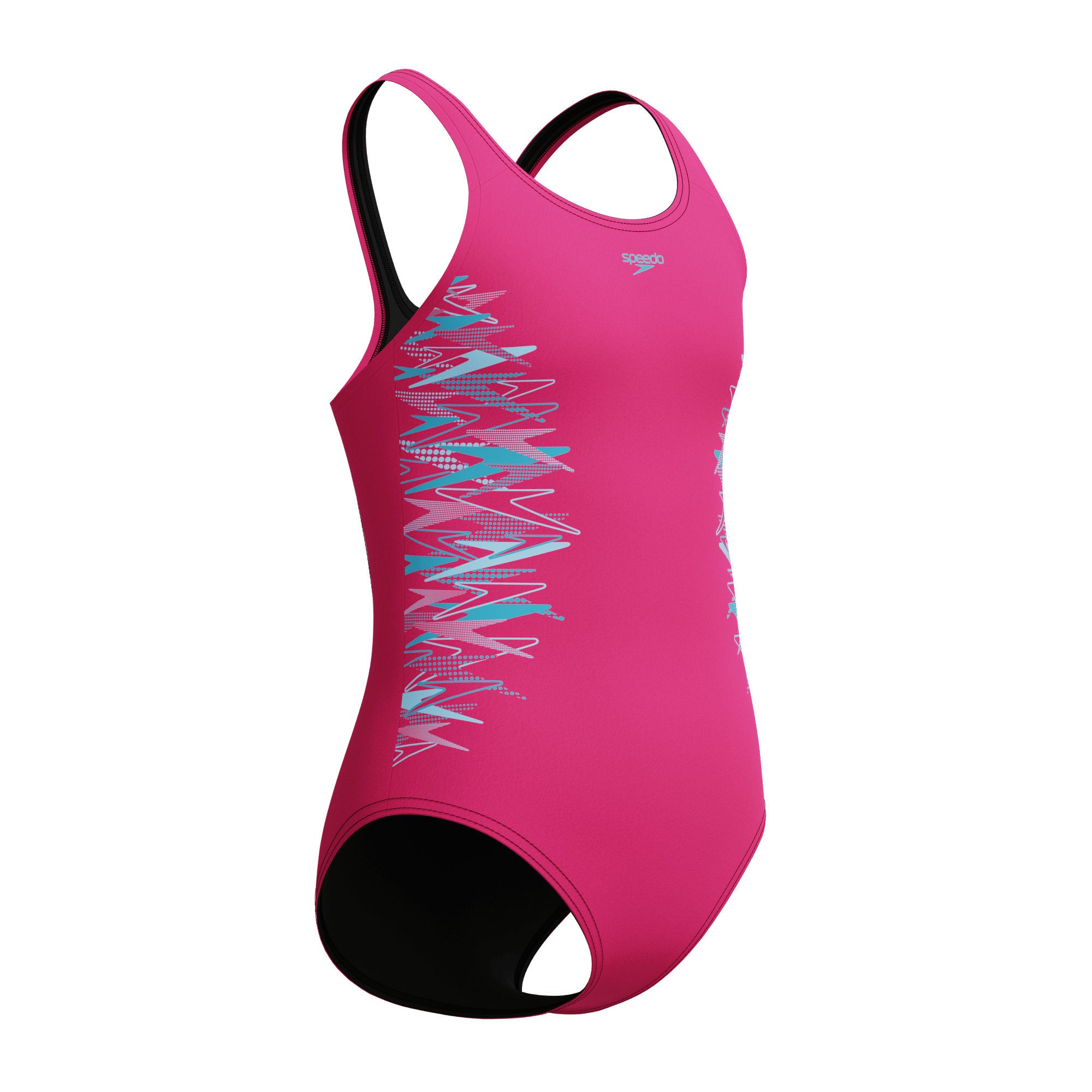 Placement Muscleback Mädchen Badeanzug | Pink