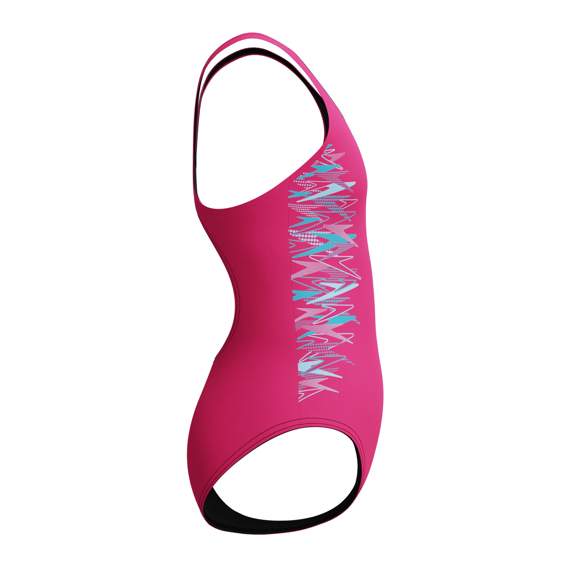 Placement Muscleback Mädchen Badeanzug | Pink