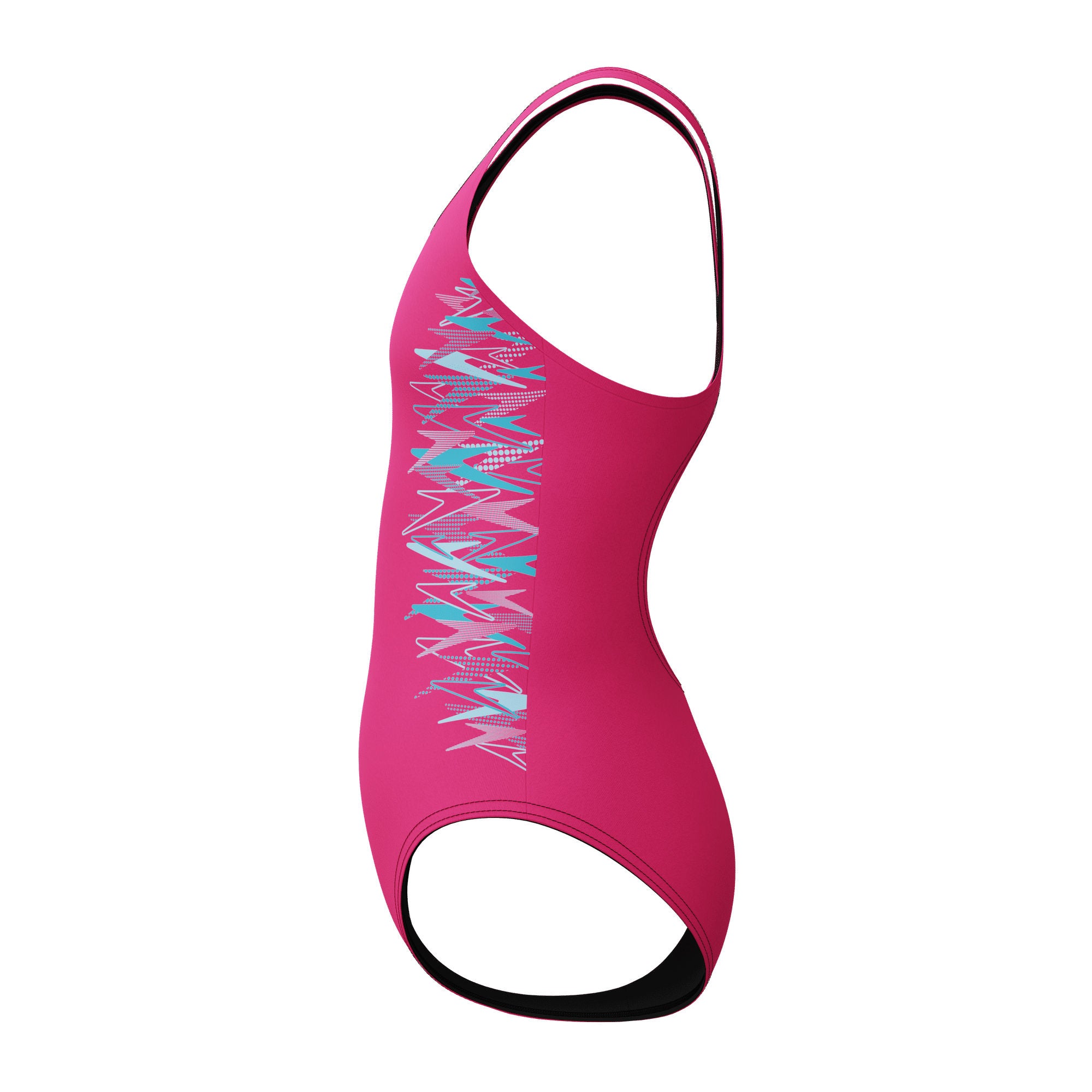 Placement Muscleback Mädchen Badeanzug | Pink