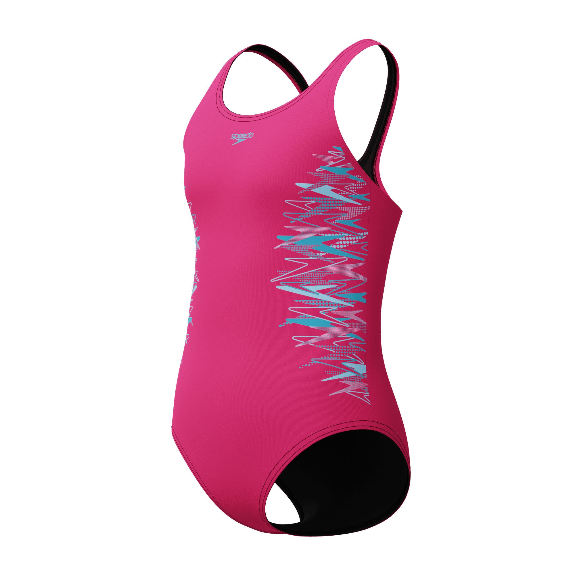 Placement Muscleback Mädchen Badeanzug | Pink
