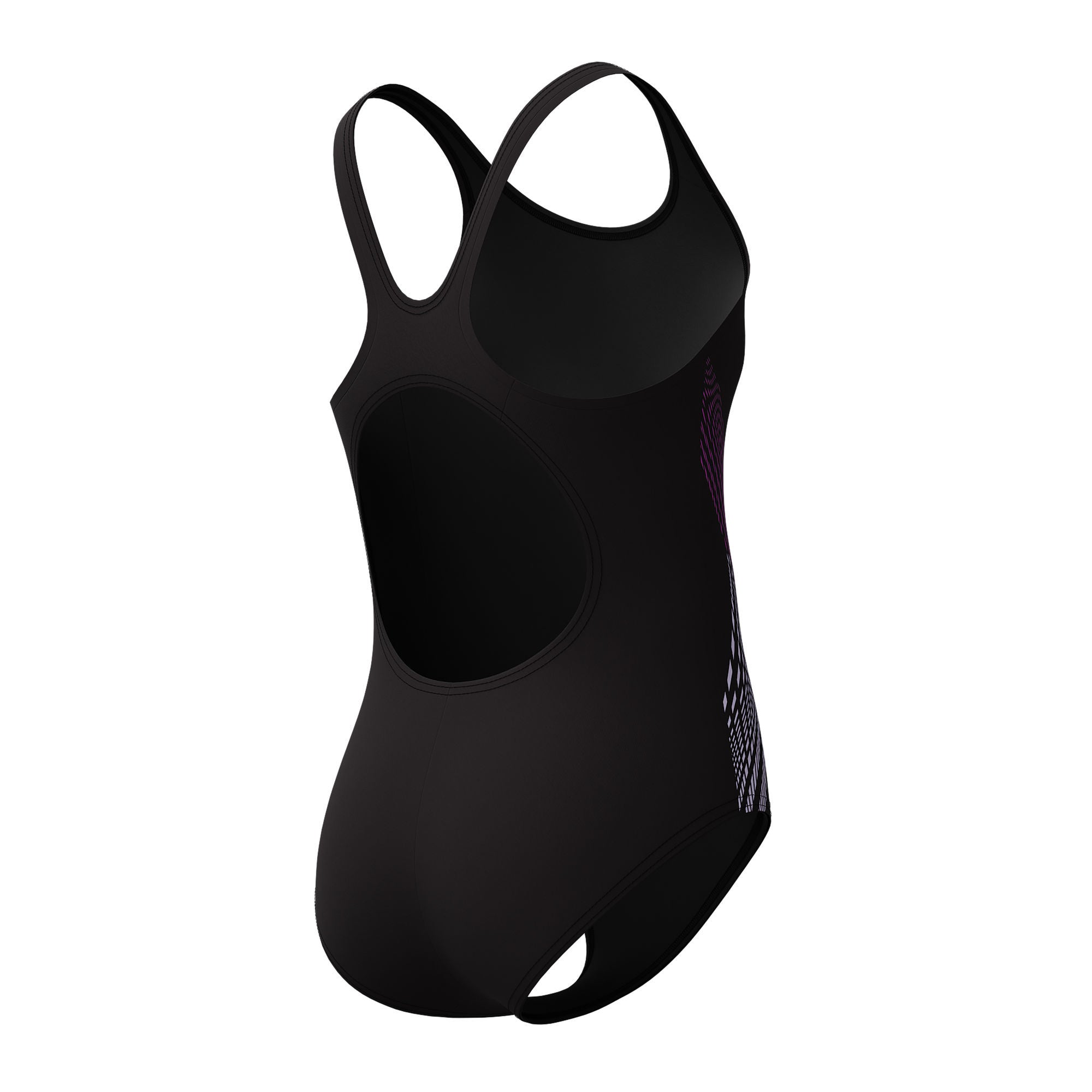 Placmement Muscleback Mädchen Badeanzug | Schwarz