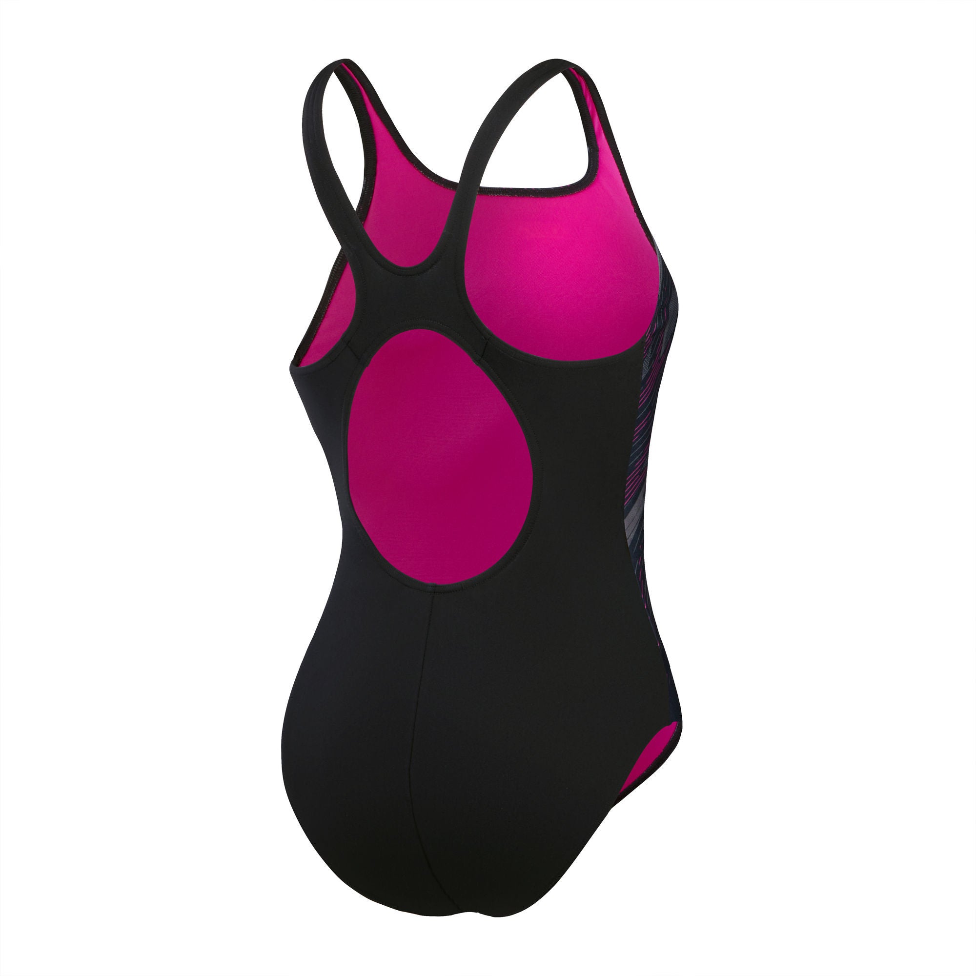 HyperBoom Placement Muscleback Damen Badeanzug | Schwarz