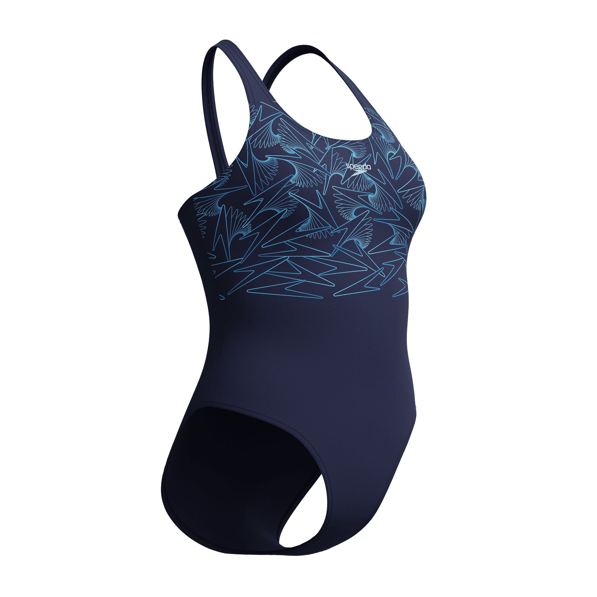 HyperBoom Placement Muscleback Damen Badeanzug | Blau