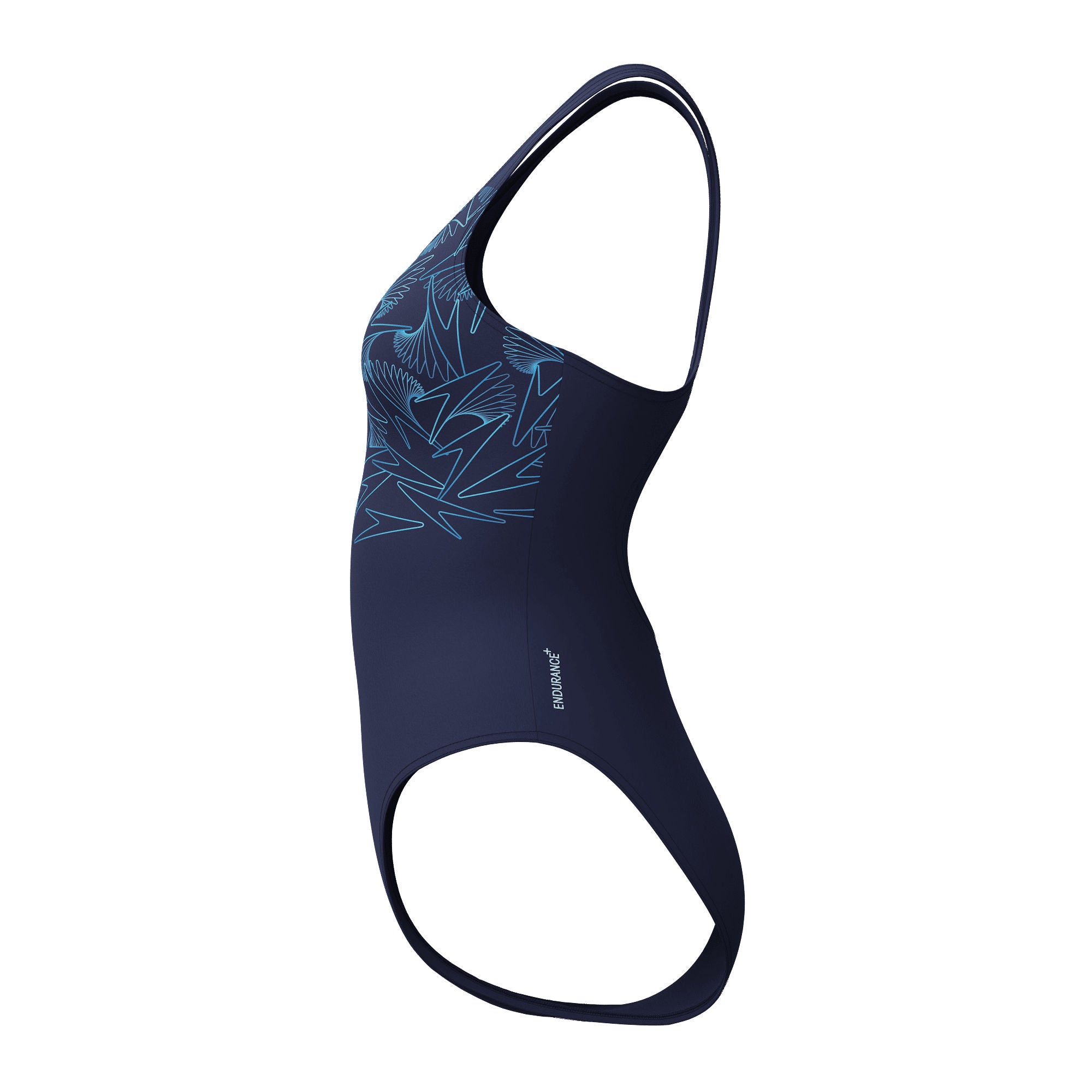 HyperBoom Placement Muscleback Damen Badeanzug | Blau