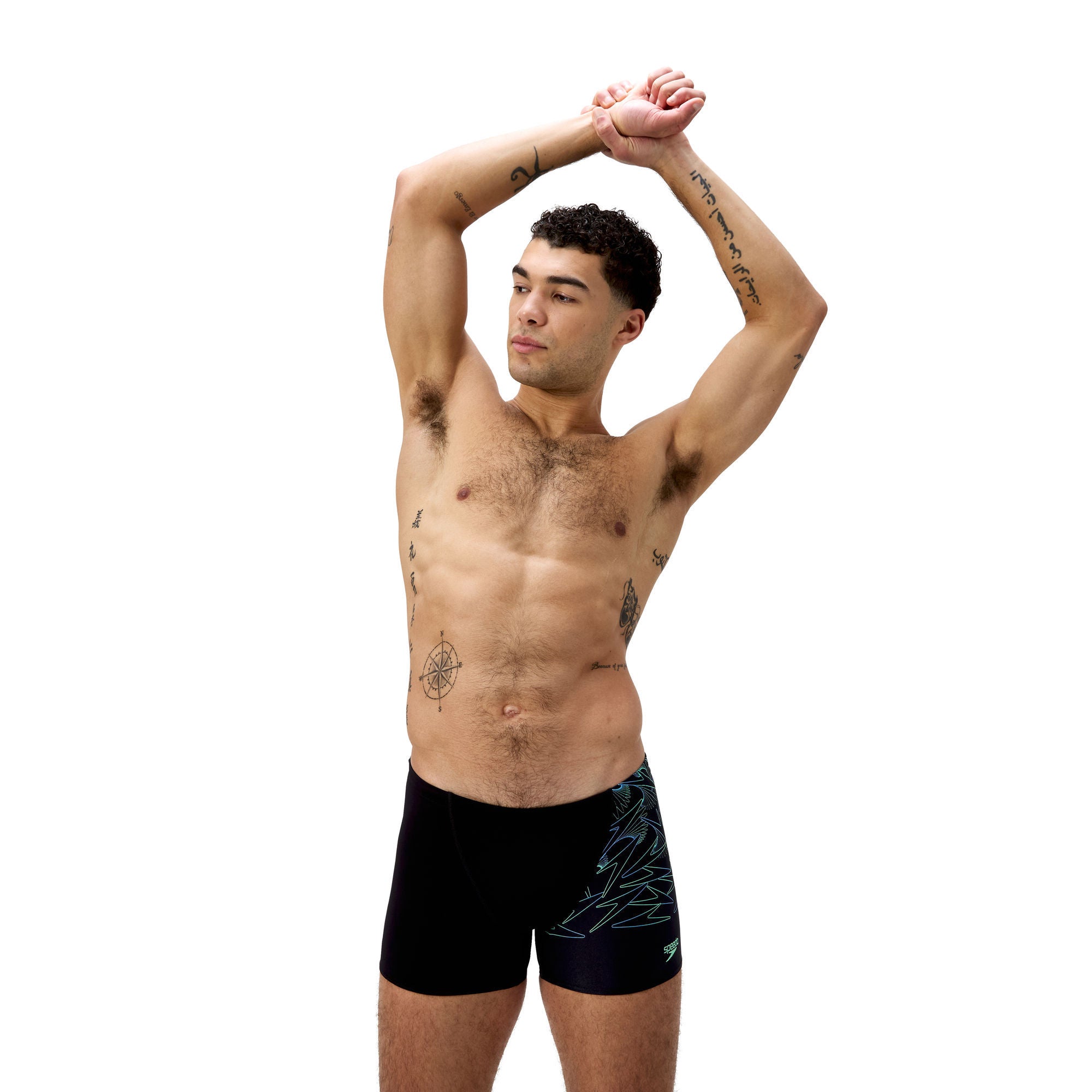 HyperBoom V-Cut Herren Aquashorts | Grün
