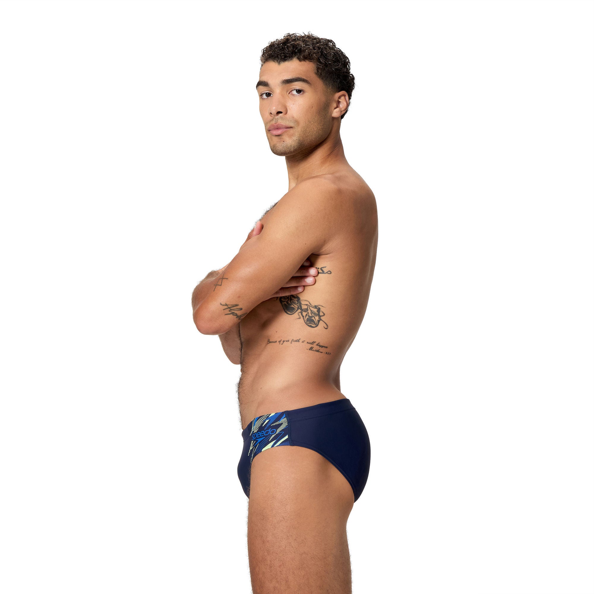 Medley Logo 7cm Herren Badeslip | Navy