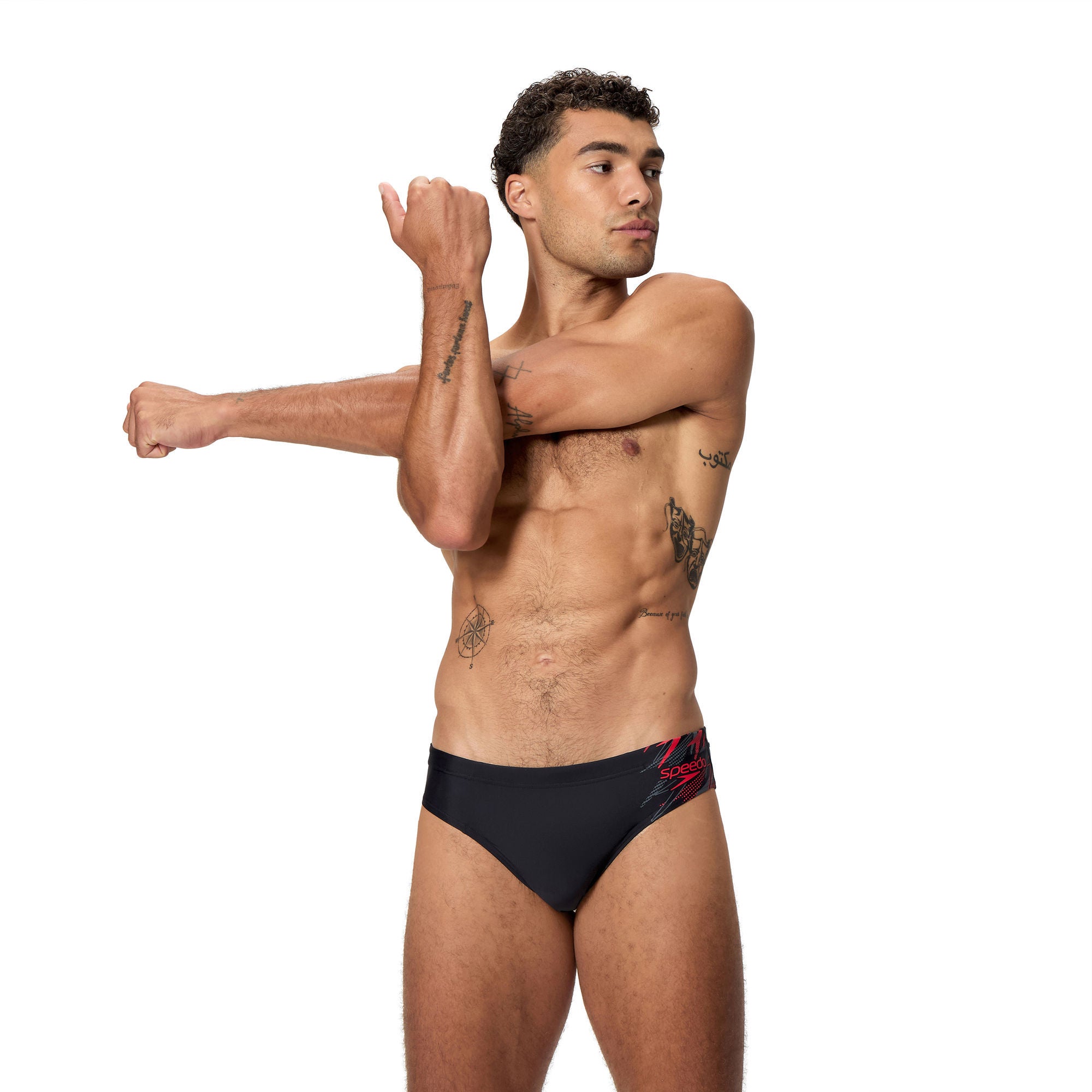 Medley Logo 7cm Herren Badeslip | Schwarz