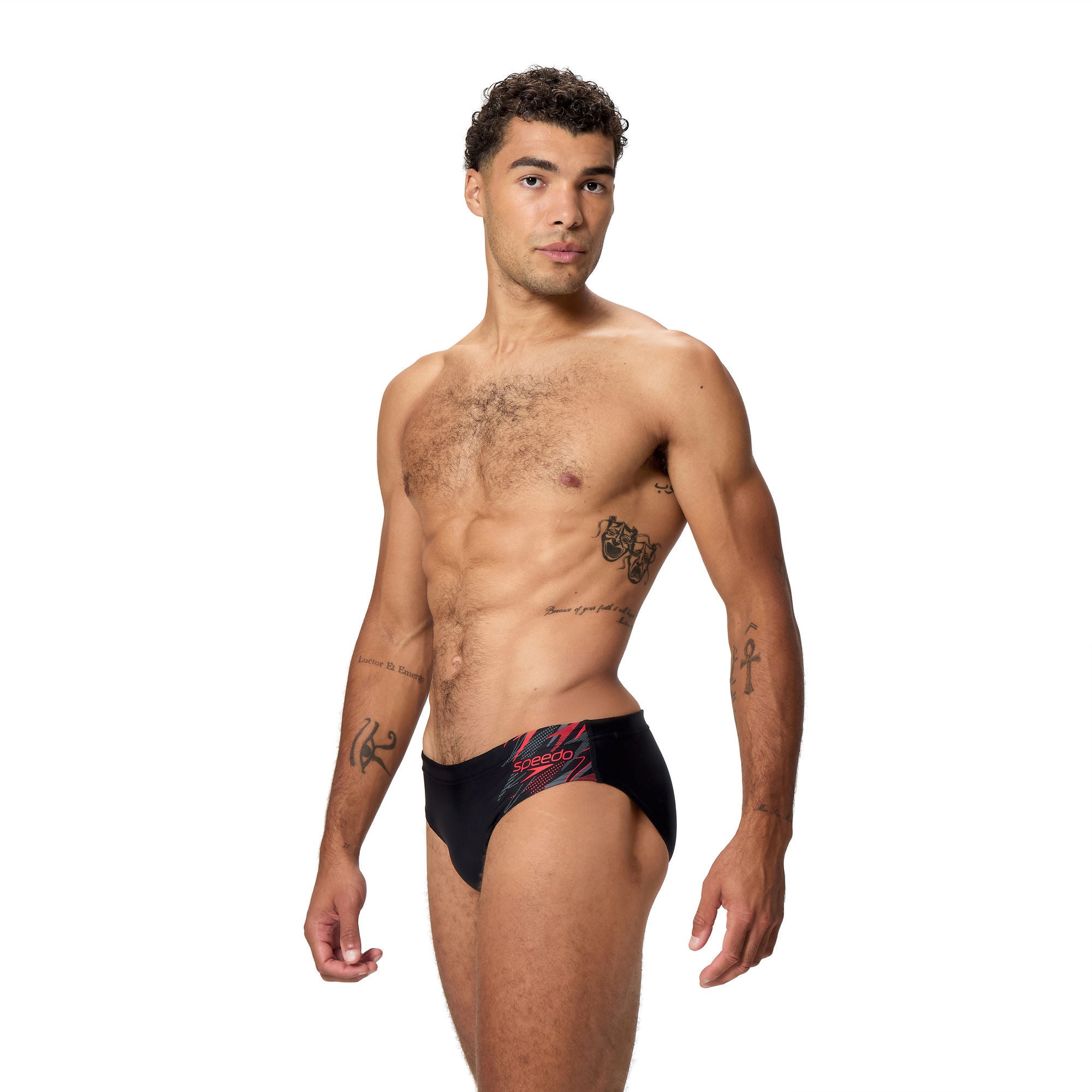 Medley Logo 7cm Herren Badeslip | Schwarz