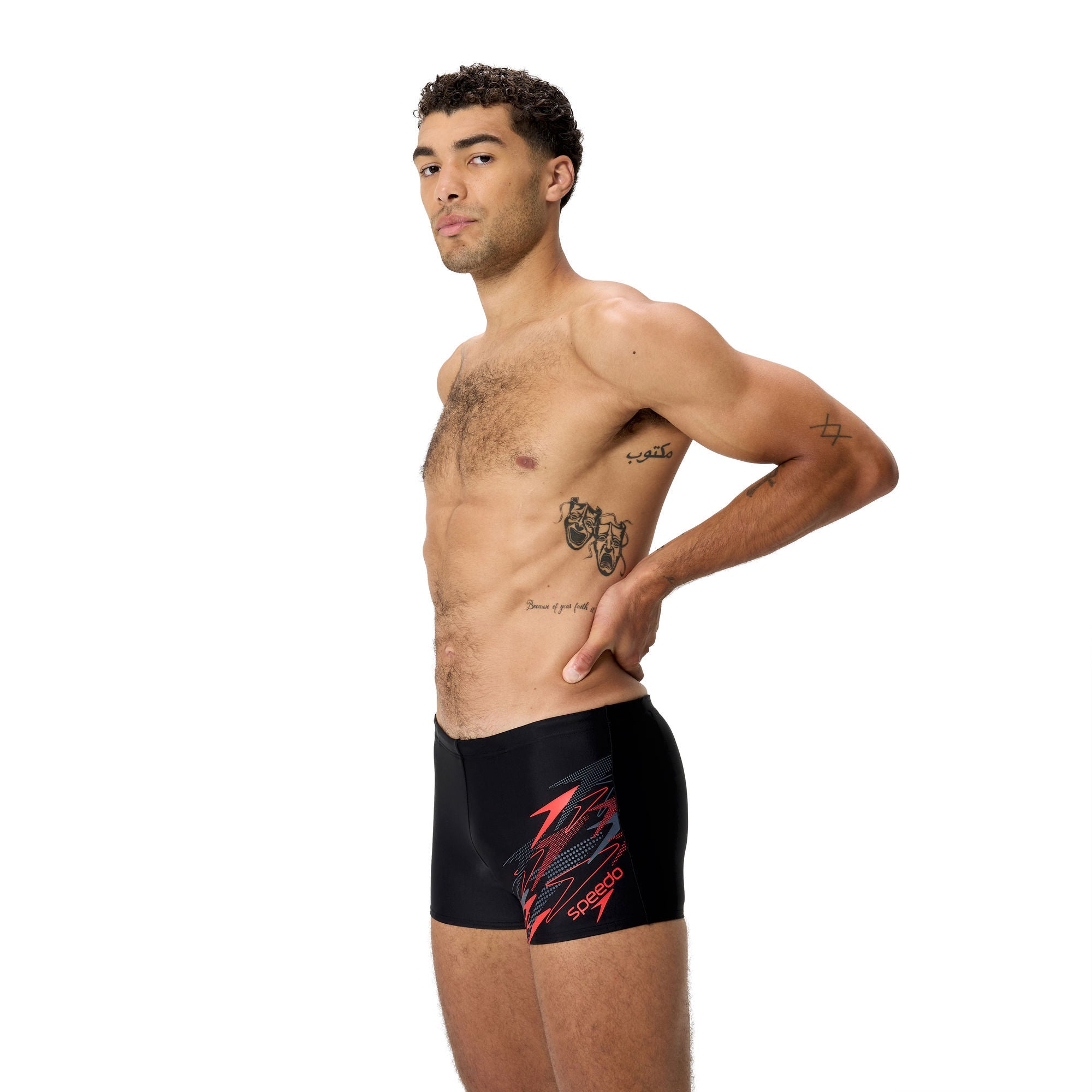 Medley Logo Herren Aquashorts | Schwarz
