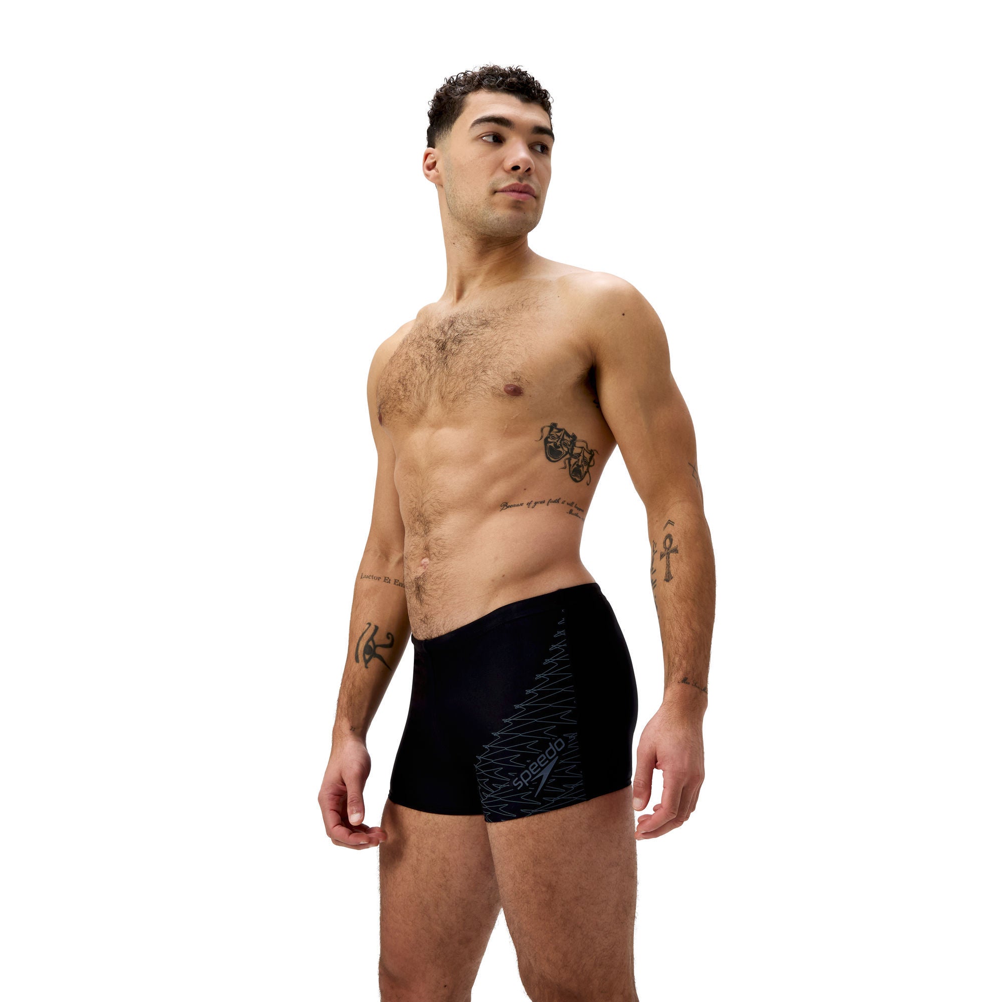 Medley Logo Herren Aquashorts | Schwarz