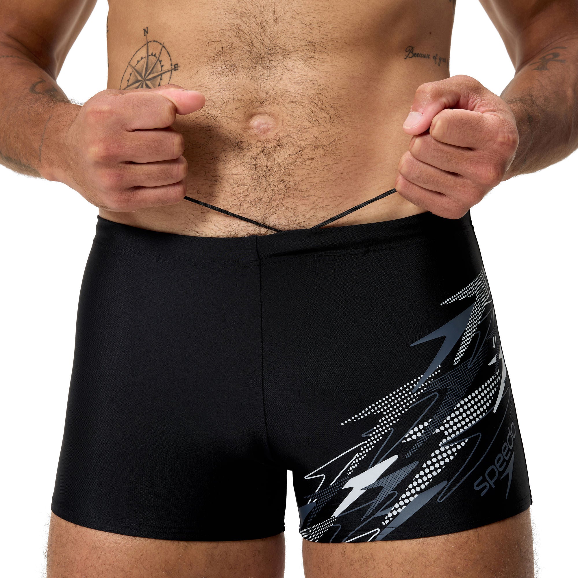 Medley Logo Herren Aquashorts | Schwarz