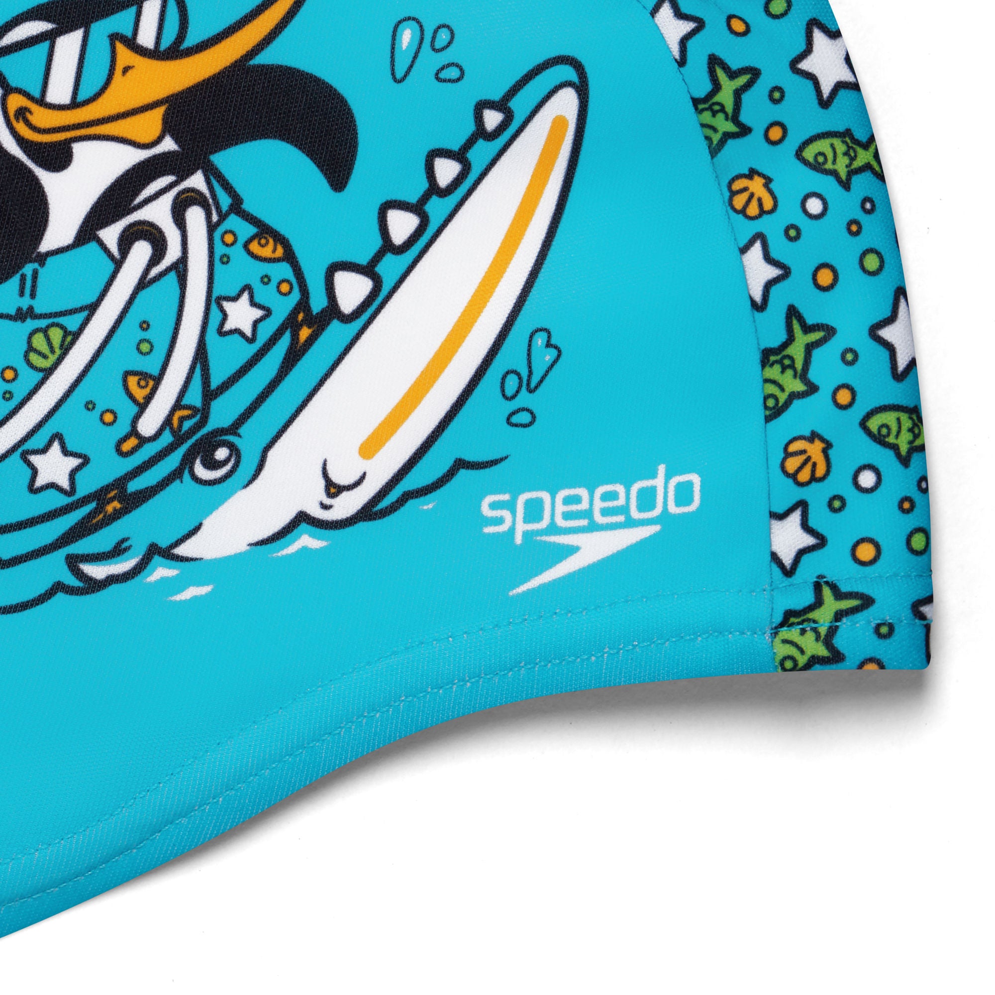 Printed Polyester Badekappe | Blau