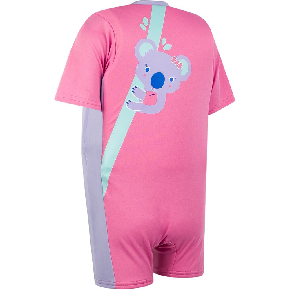 Koala Printed Schwimmhilfe-Anzug | Pink