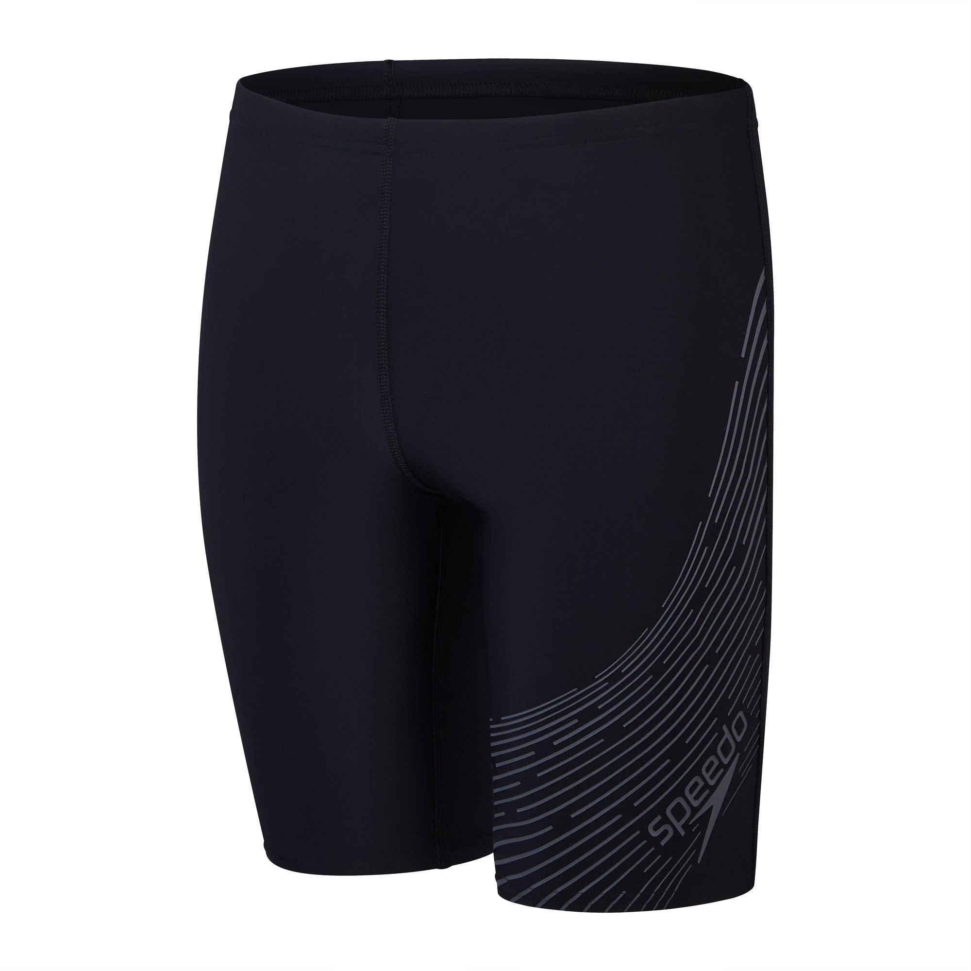 Medley Logo Jungen Badehose | Schwarz