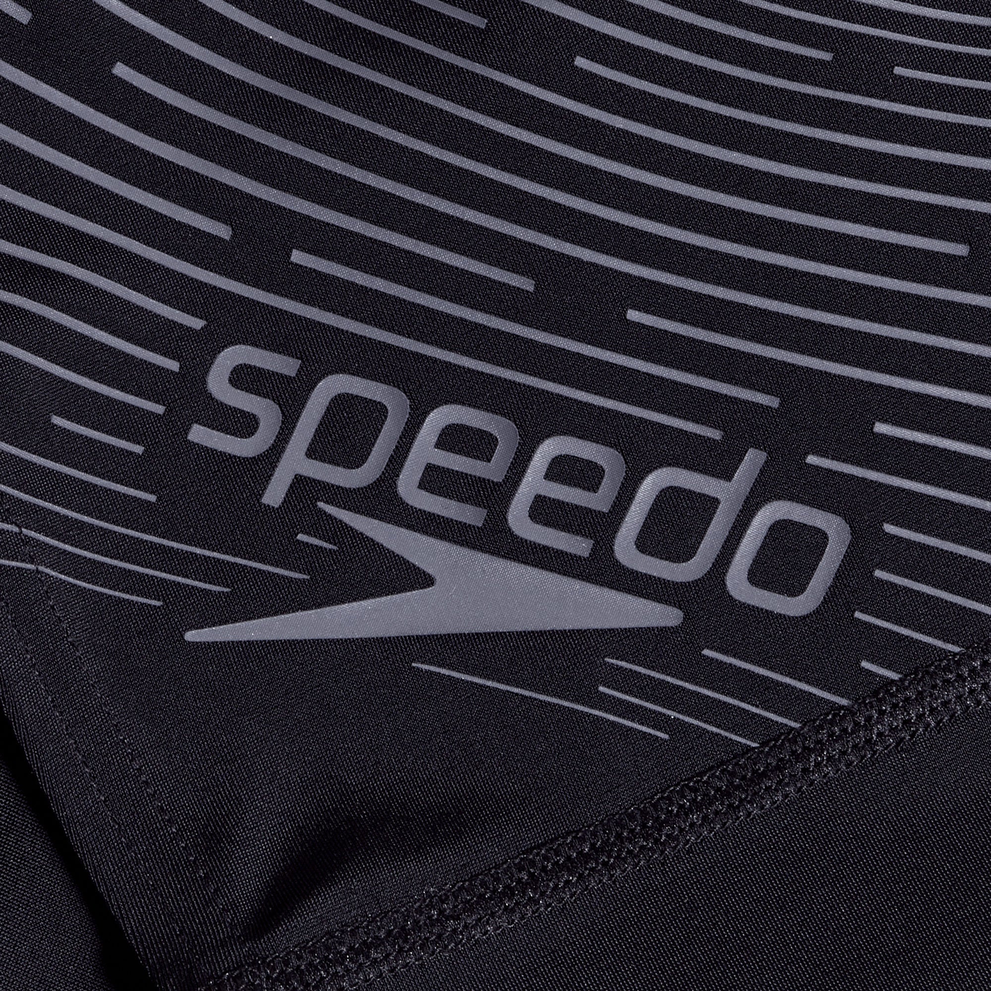 Medley Logo Jungen Badehose | Schwarz