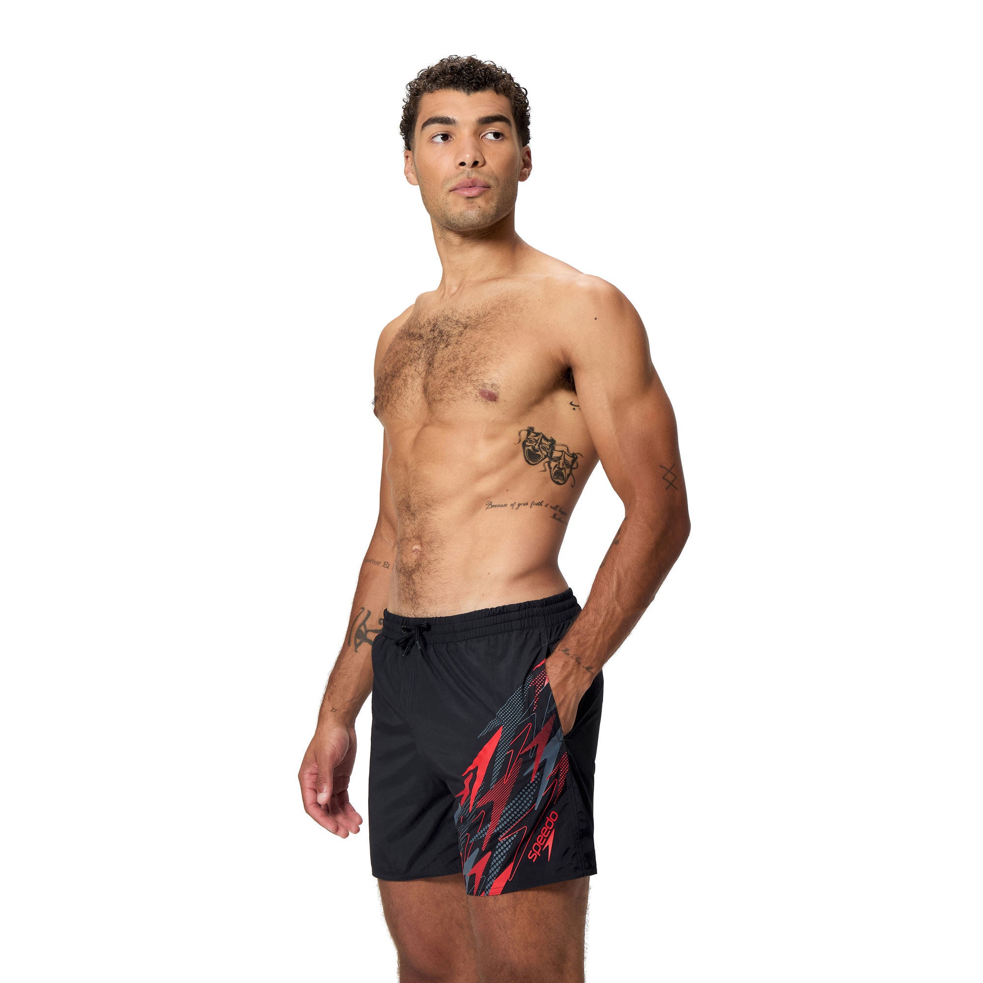 Medley Logo Herren Badeshorts | Schwarz