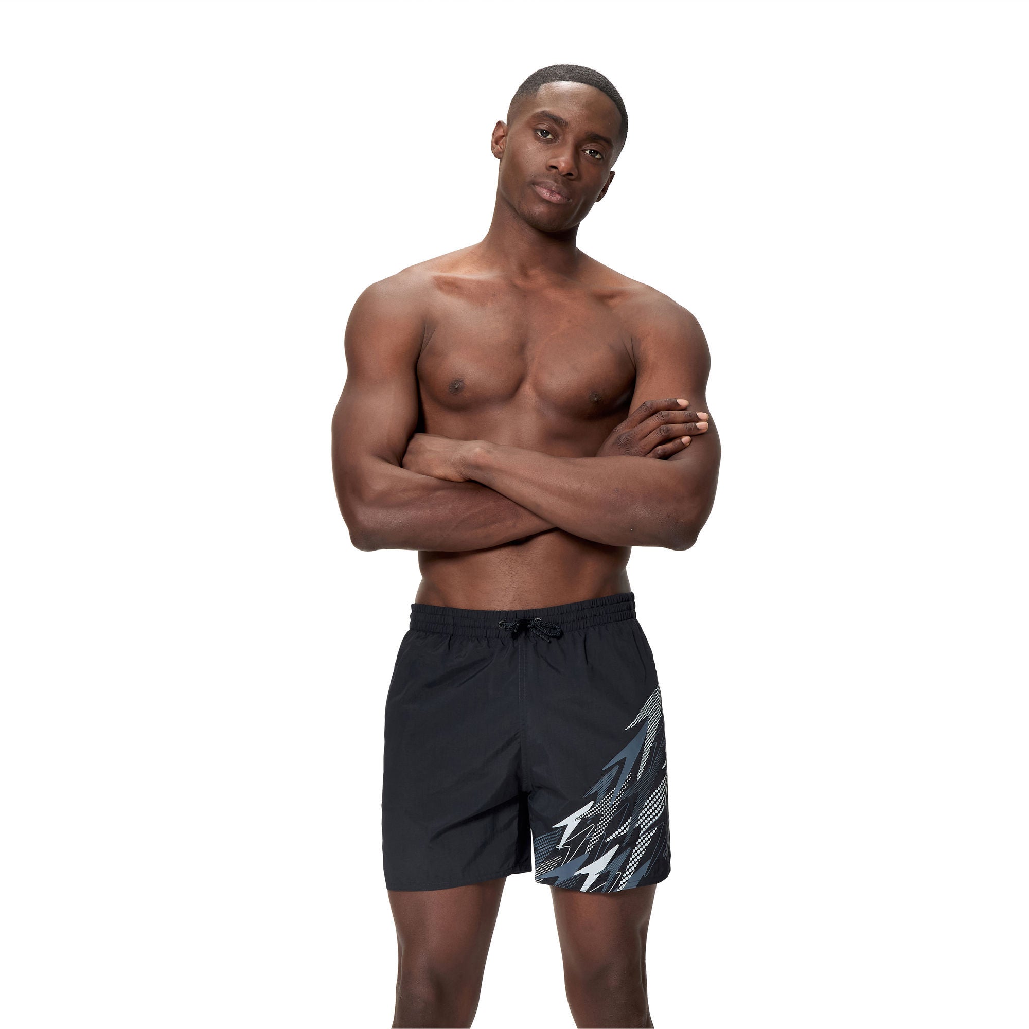 Medley Logo Herren Badeshorts | Schwarz