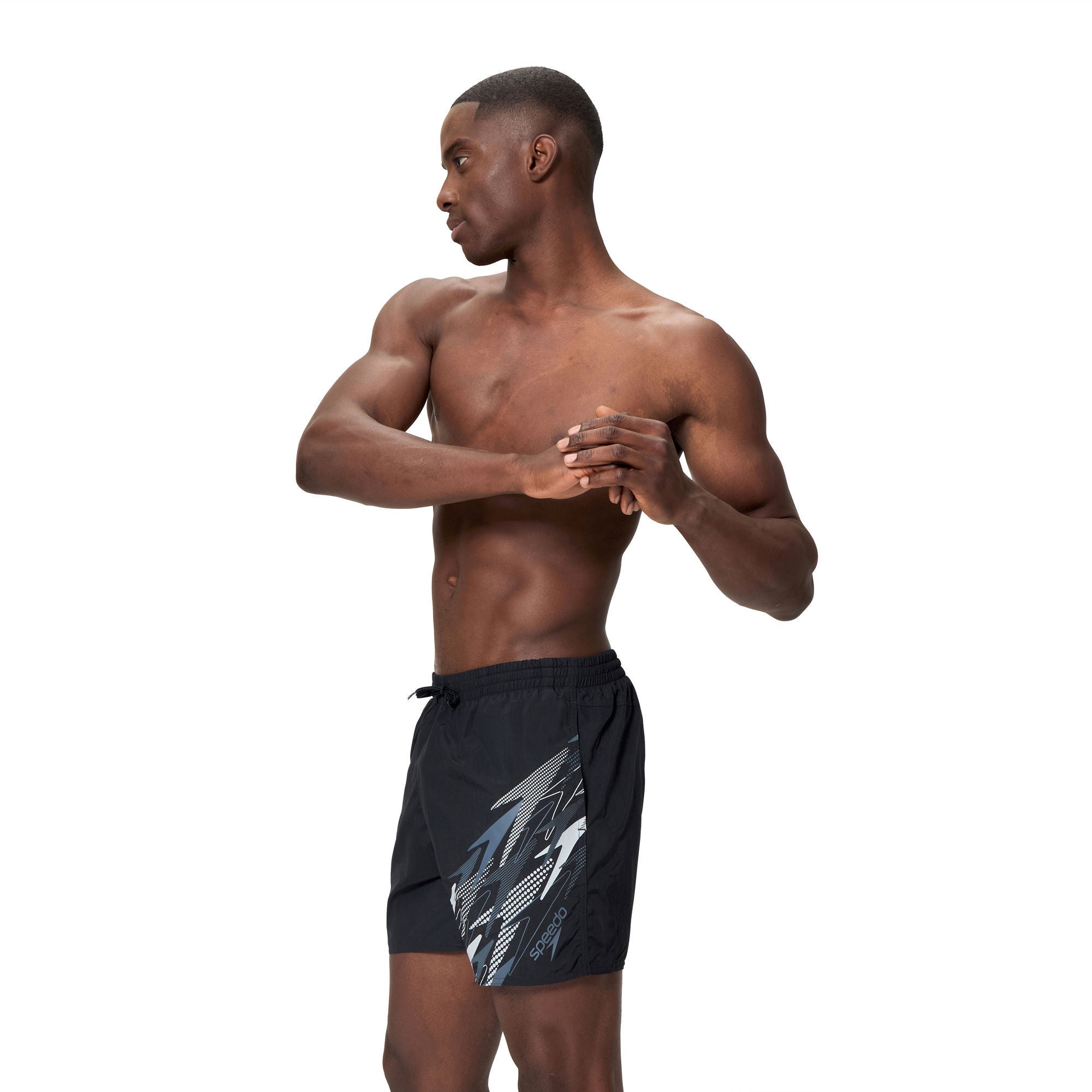 Medley Logo Herren Badeshorts | Schwarz