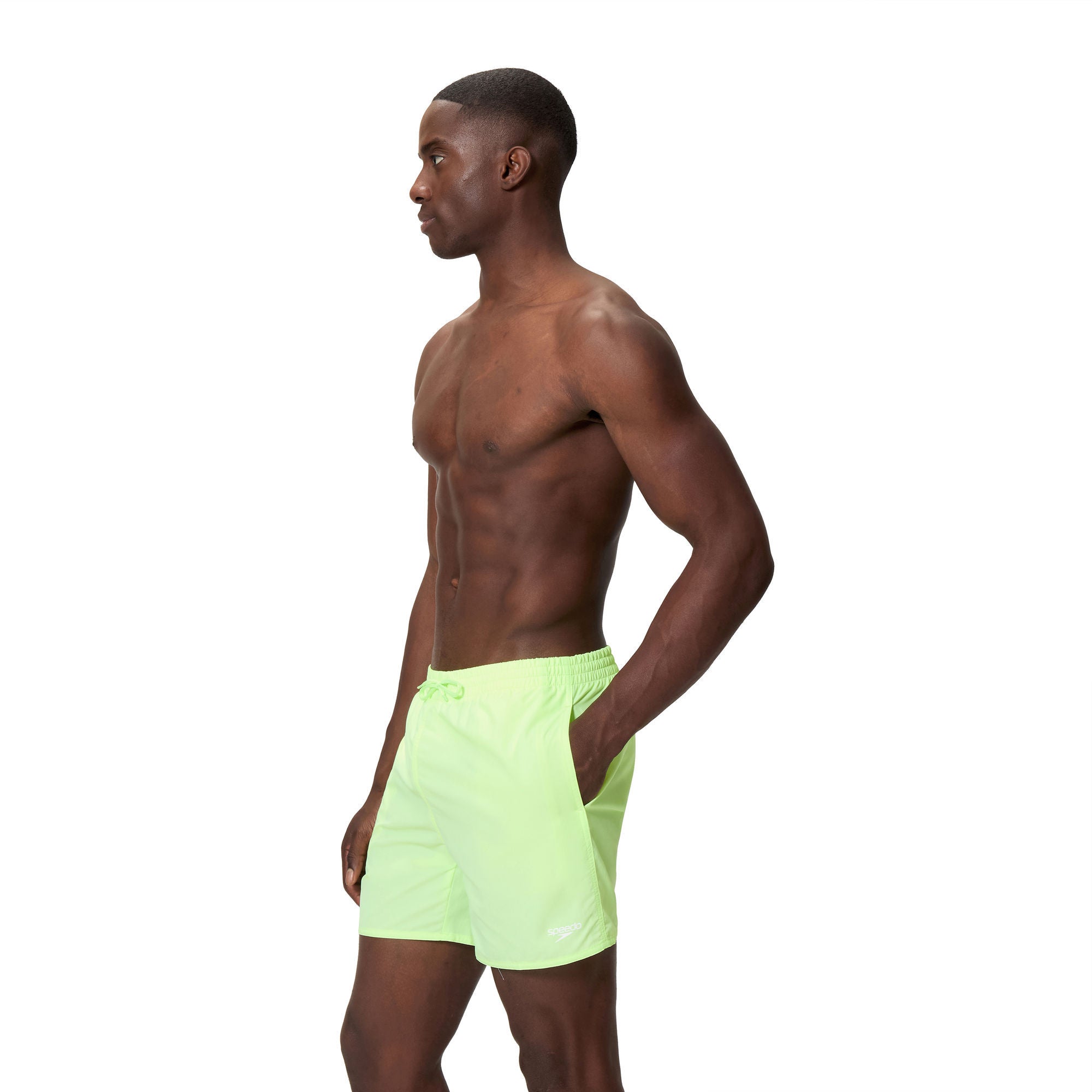 Essentials Herren Badeshorts | Grün
