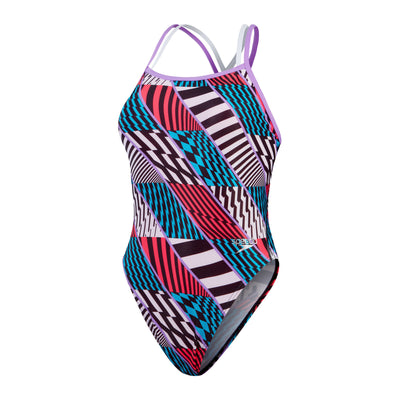 Allover Digital Starback Damen Badeanzug | Mehrfarbig