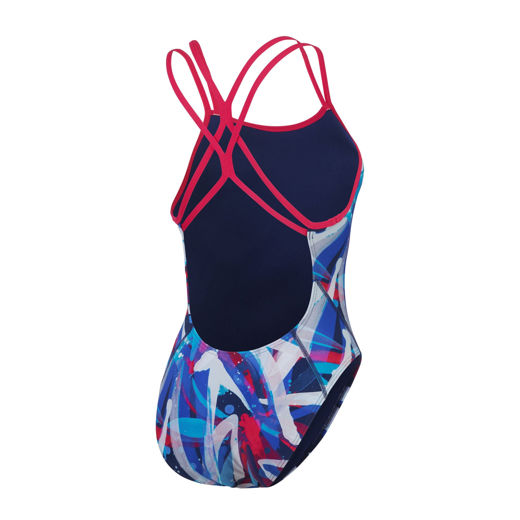 Allover Digital Starback Damen Badeanzug | Lila