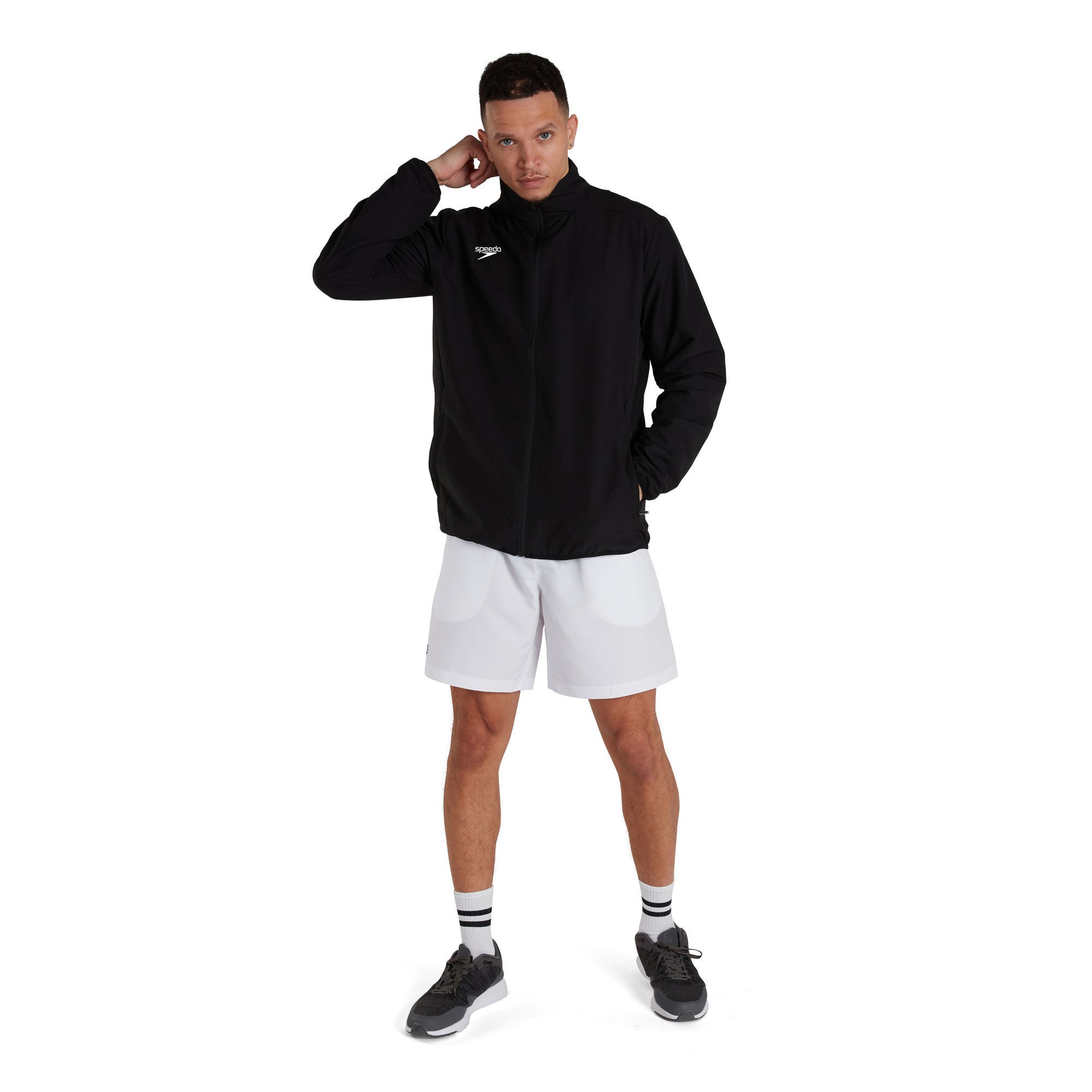 CLUB TRACK JACKET AM Herren Sportjacke | Schwarz