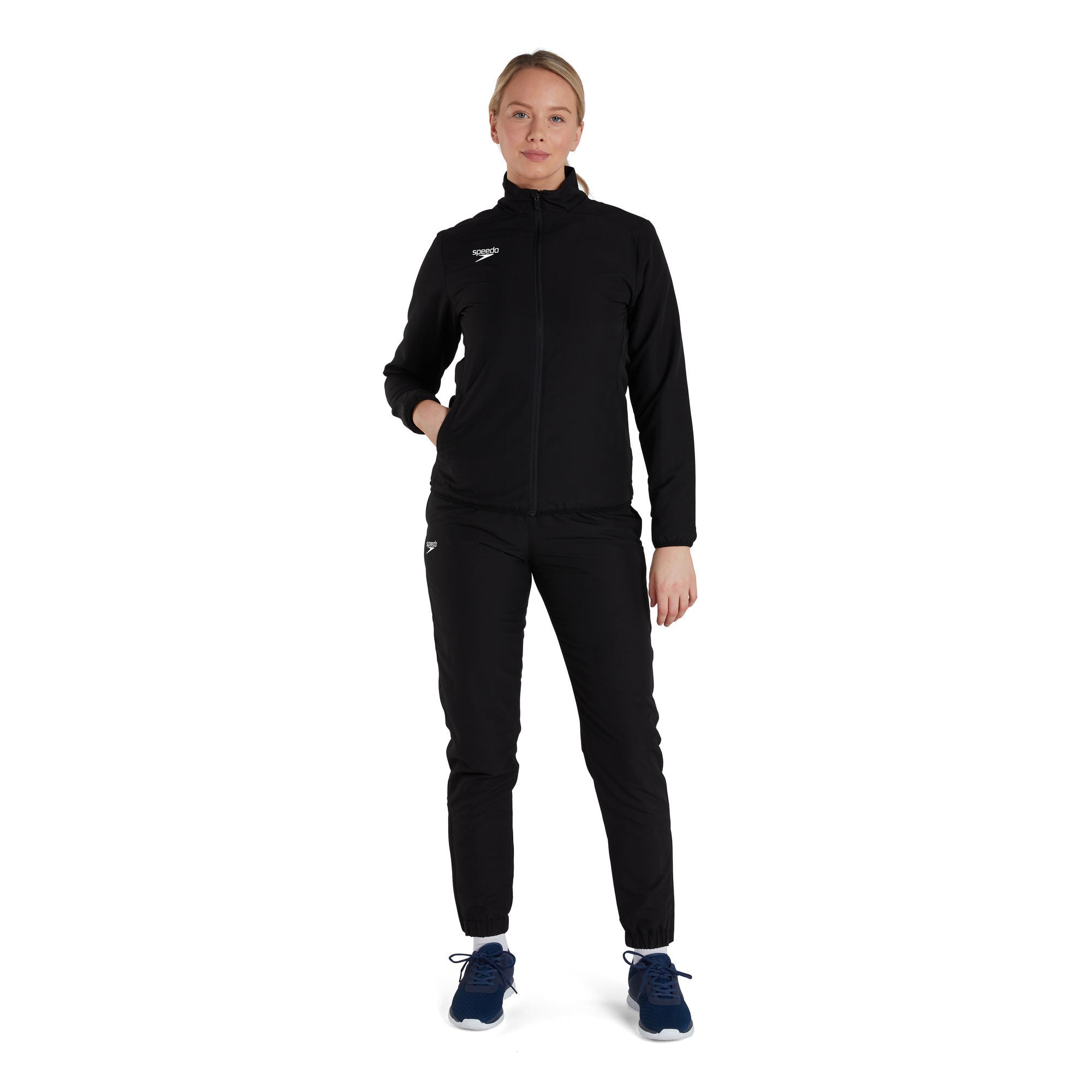 CLUB TRACK JACKET AF Damen Sportjacke | Schwarz